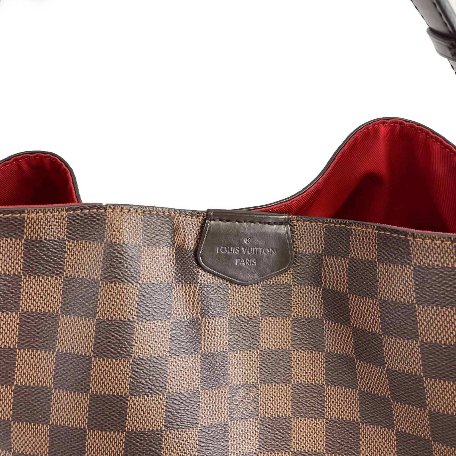 Louis Vuitton Graceful MM Damier Ebene Shoulder Bag in Brown/Tan - Elegant Crossbody Purse for Women, Perfect for Work, Travel & Everyday Use