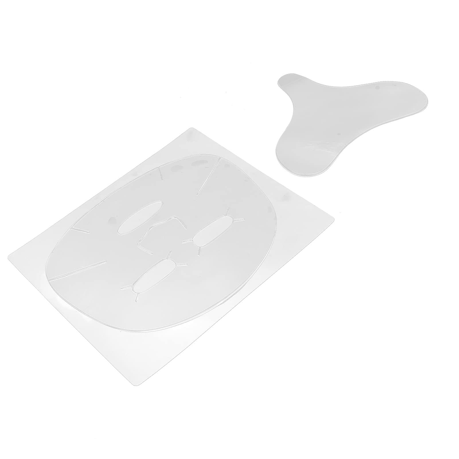 2 in 1 Reusable Silicone Face & Chest Wrinkle Pads Set - Anti-Aging Skincare Patch for Forehead, Neck & Décolleté - Perfect for Home Spa, Night Care & Gift Giving