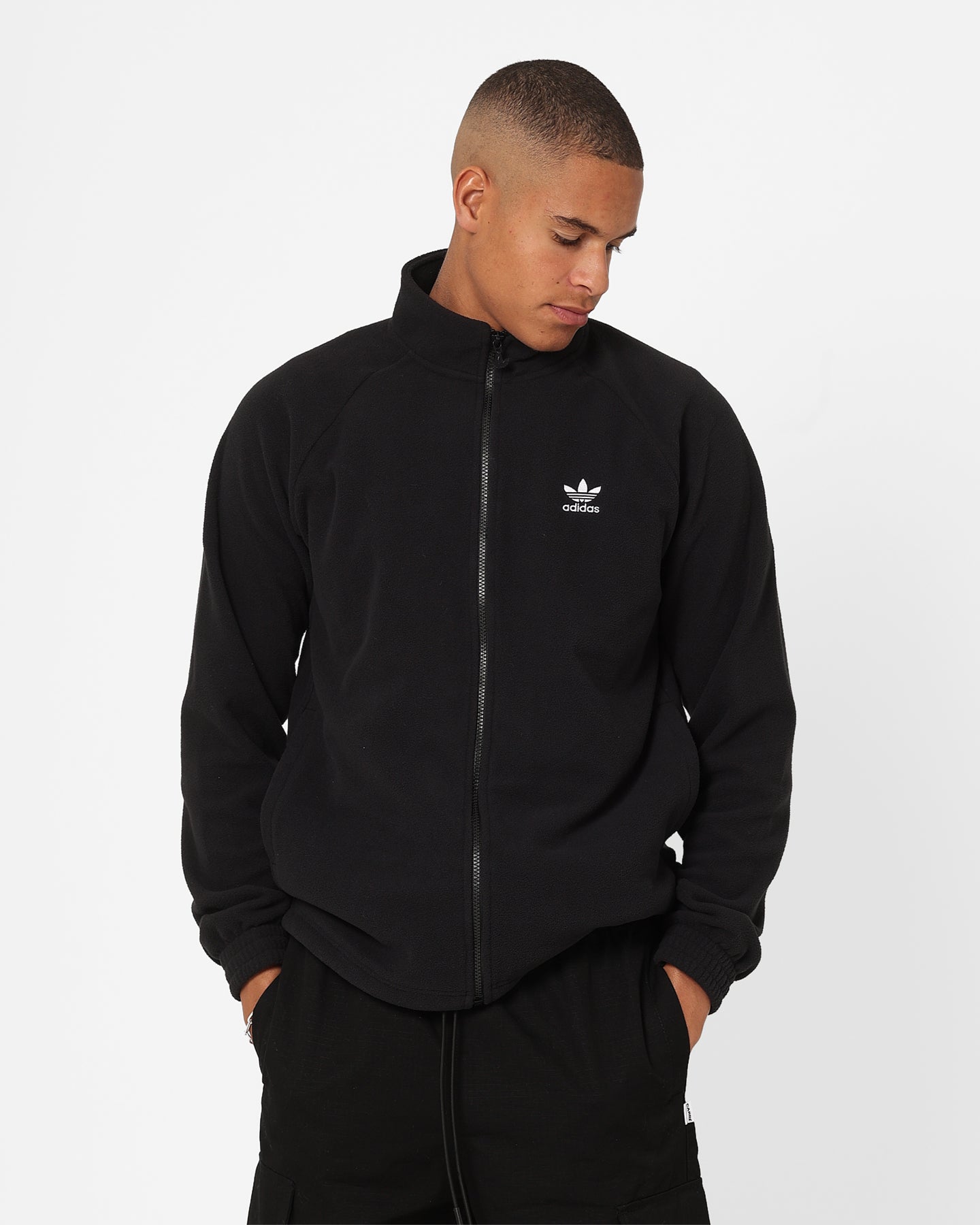Adidas Adicolor Trefoil Teddy Fleece Jacket for Men & Women - Soft Warm Winter Coat with Classic Logo - Perfect for Outdoor Activities, Casual Wear & Street Style Fashion