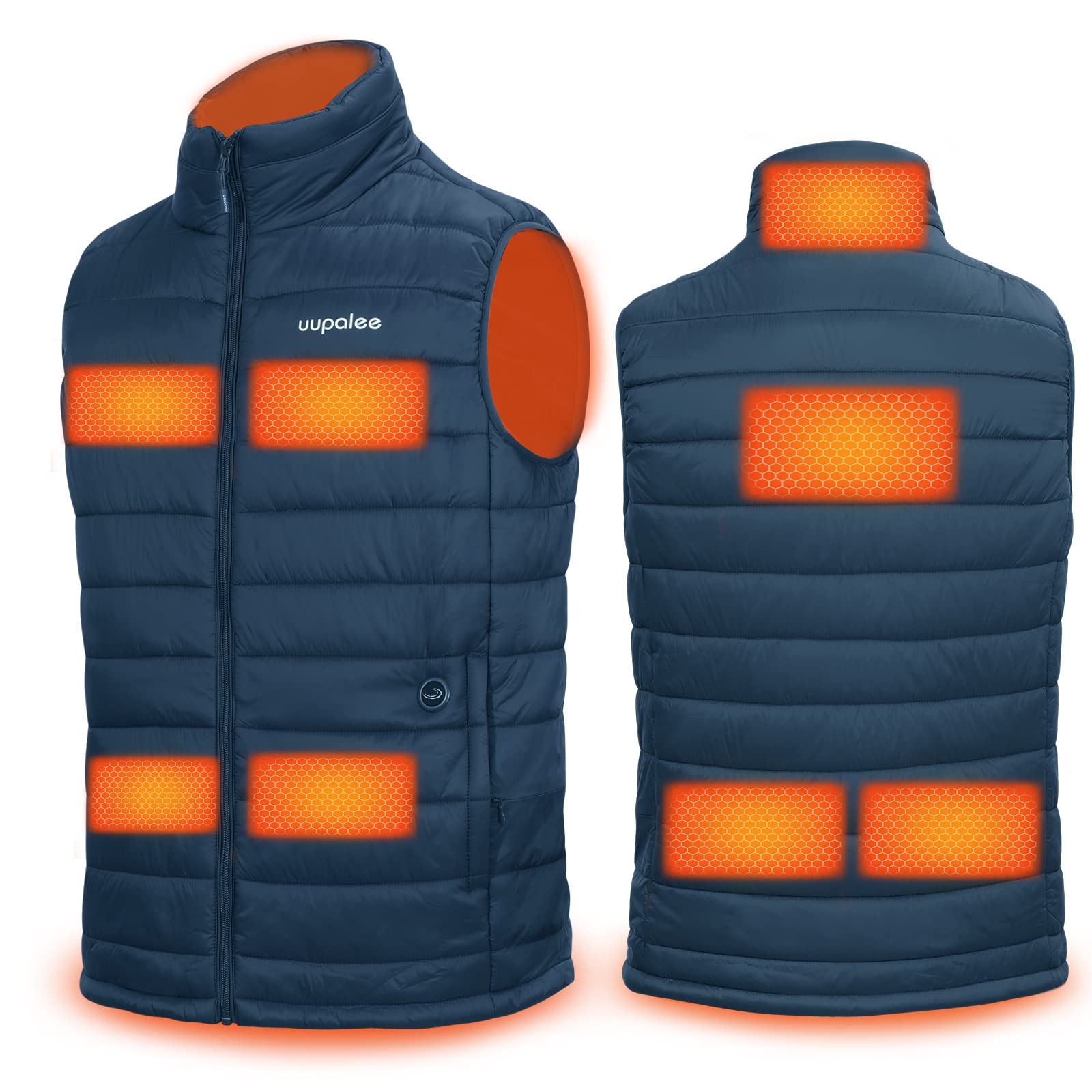 Heated Vest for Men - Lightweight Outdoor Electric Warming Jacket with Rechargeable Battery Pack - Perfect for Hiking, Camping & Winter Sports