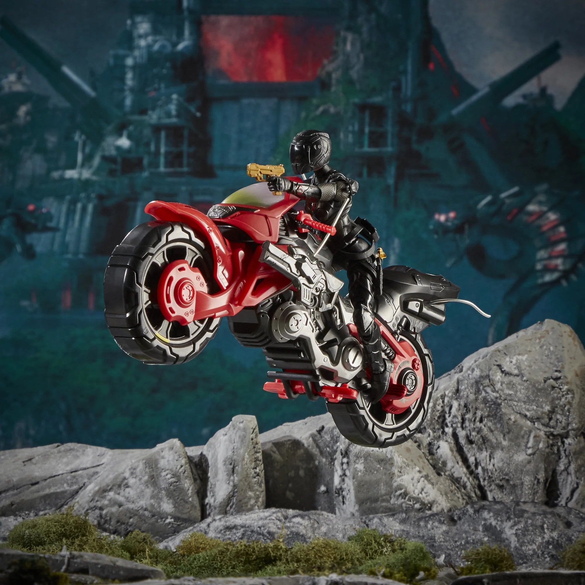 G.I. Joe Classified Series Baroness Action Figure with C.O.I.L. Motorcycle - Collectible 6-Inch Scale Toy for Display & Play - Perfect for Fans & Collectors