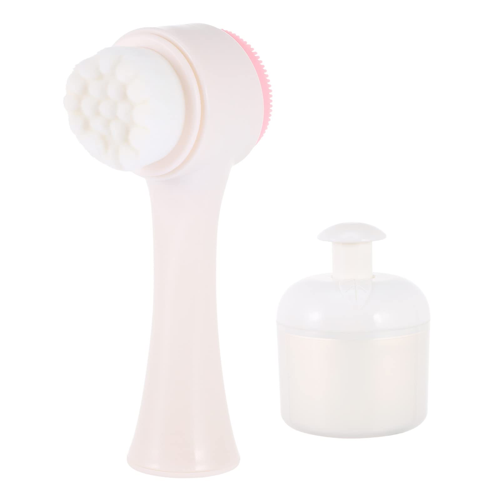 Uonlytech Manual Facial Cleanser Foam Maker Cup - Bubble Foamer Device with Soft Brush for Deep Cleansing & Exfoliation | Perfect for Travel, Daily Skincare & Sensitive Skin Care Routine