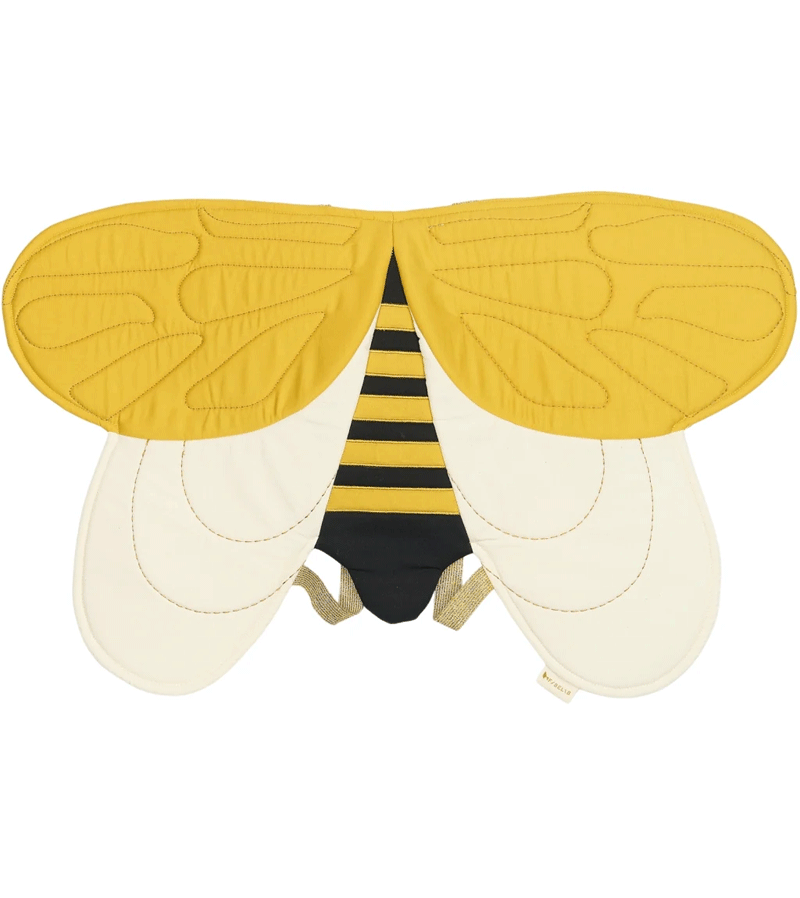 Fabelab Kids Dress Up Bee Wings - Fun Pretend Play Costume for Halloween, Birthday Parties & Dress-Up Games