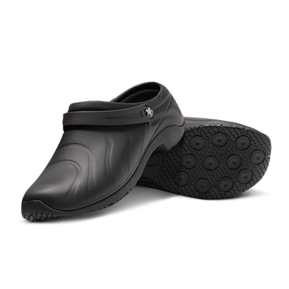 Anywear Zone Nursing Clogs for Women & Men - Lightweight Non-Slip Work Shoes with EVA Cushion & Ventilated Insoles | Comfortable Slingback Clogs for Healthcare Workers, Restaurant Staff & Salon Professionals