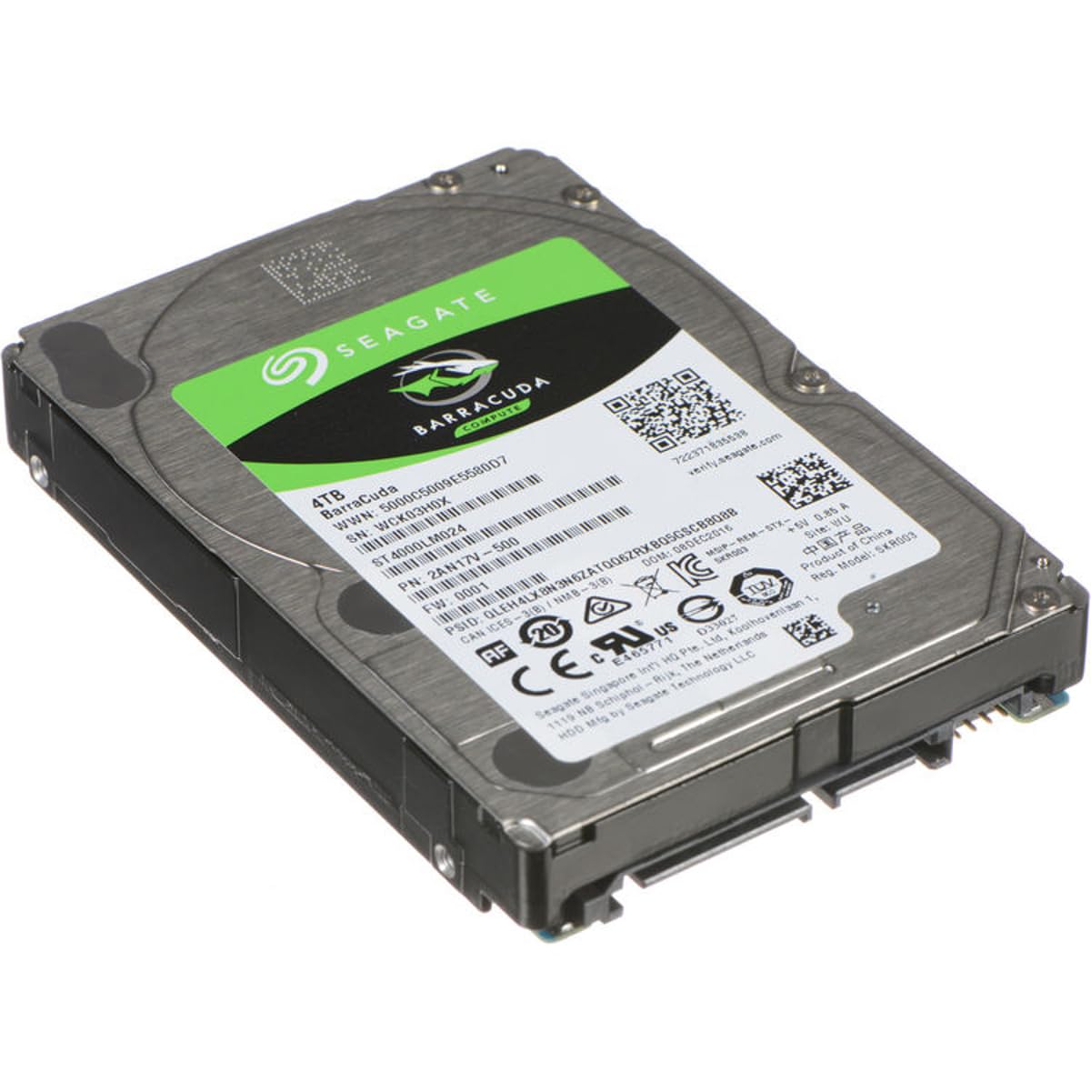 Seagate 4TB Barracuda SATA 6GB/s 128MB Cache 2.5-Inch 15mm Internal Hard Drive (ST4000LM024) - OEM Bare Drive for Laptop, Gaming PC & Data Storage Upgrade
