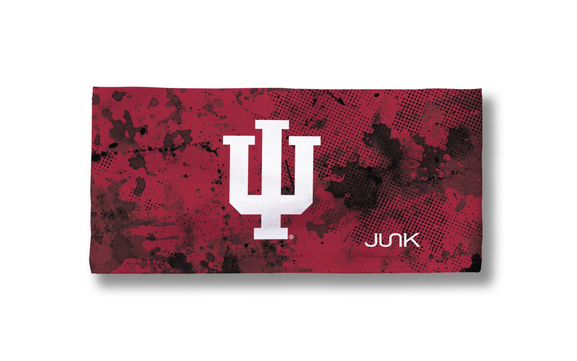 Indiana University Grunge Logo Big Bang Lite Headband - Adjustable Sports Headband for Running, Yoga, and Workouts - Perfect for IU Fans and College Students