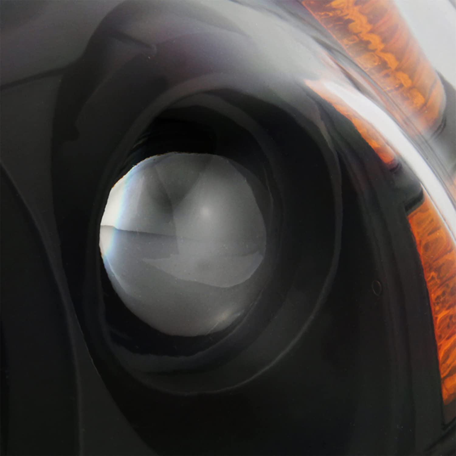 AKKON Direct Replacement Black Bezel Headlights for Acura MDX - Driver & Passenger Side Headlamps Pair (Perfect for Night Driving & Foggy Conditions)
