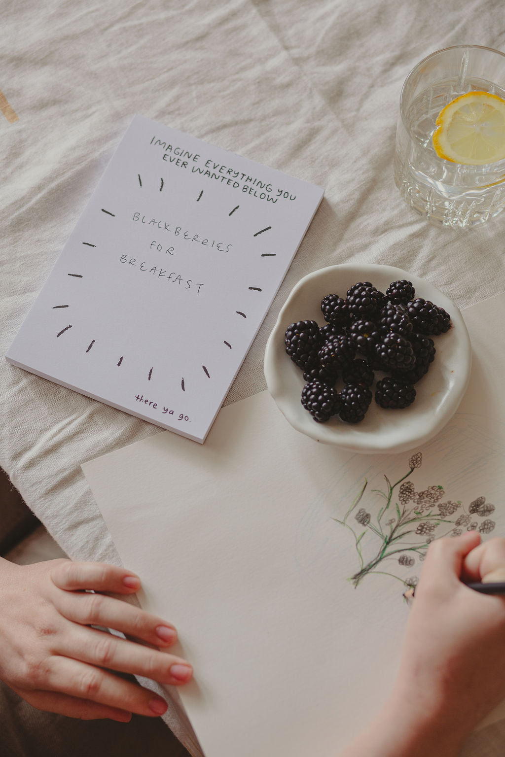 Imagine Everything Notepad - Creative Writing & Sketching Notebook for Journaling, Brainstorming & Note Taking - Perfect for Students, Artists & Professionals