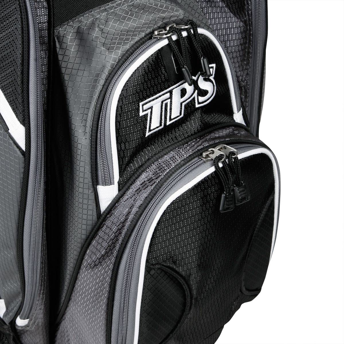 Powerbilt TPS 5400 Black/Charcoal Golf Cart Bag - Lightweight & Durable Stand Bag for Men & Women, Perfect for Golf Course & Driving Range Use