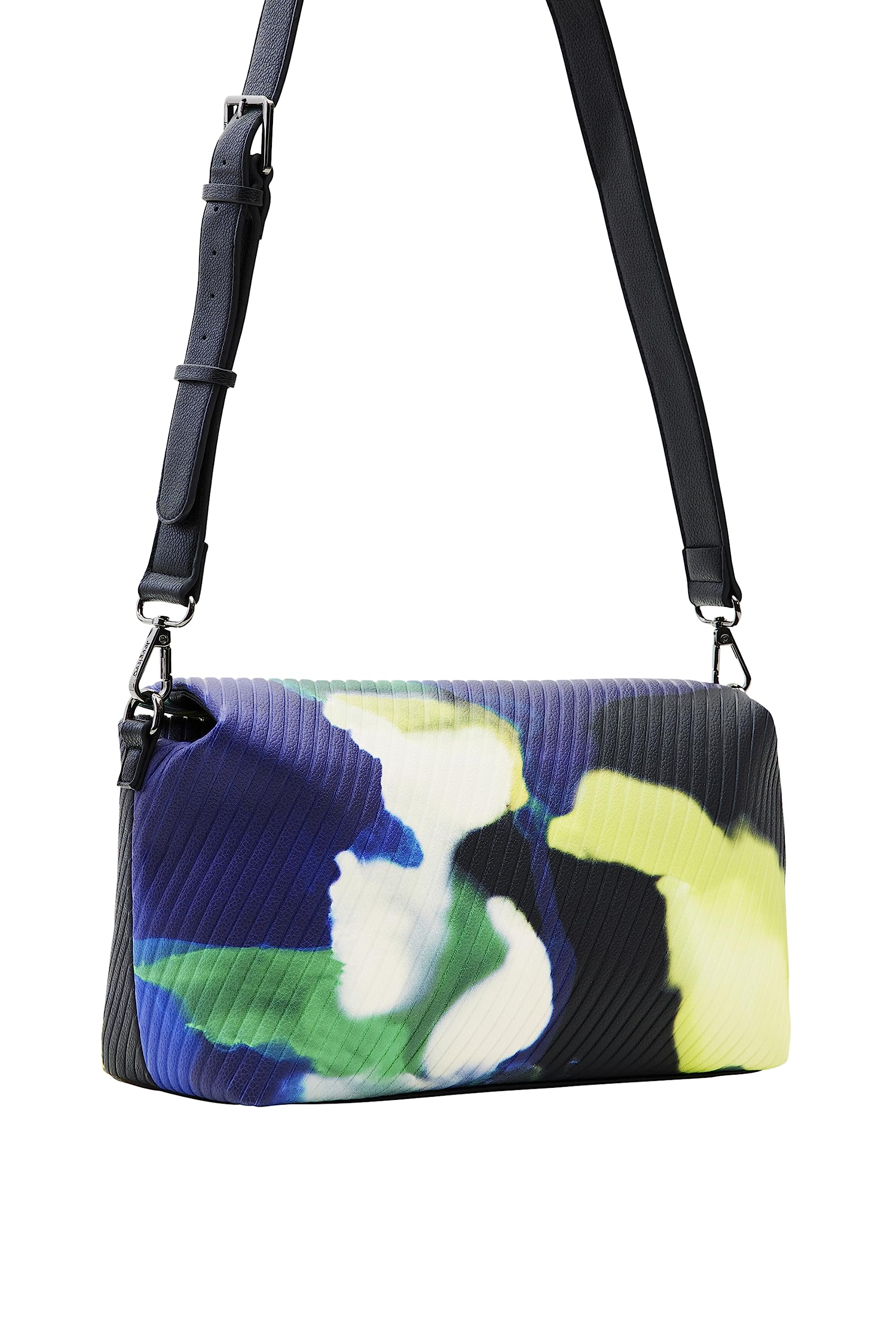 Desigual Women's Leather Crossbody Bag - Stylish PU Handbag for Everyday Use, Work, and Travel | Fashionable Shoulder Bag with Adjustable Strap