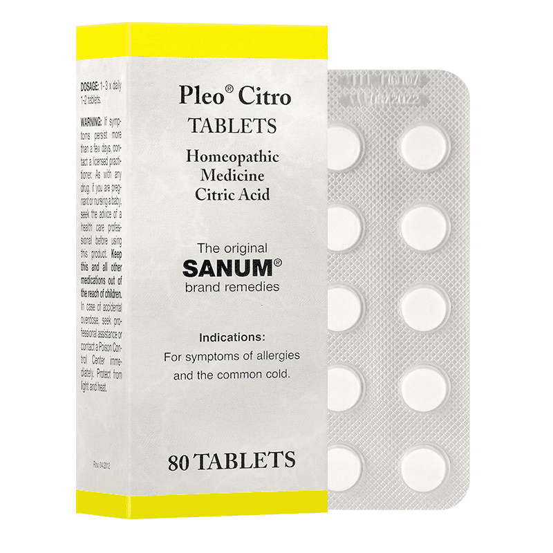 Biomed Pleo Citro (Citrokehl) Tablets 80 Count - Immune Support & Detox Supplement for Daily Wellness & Energy Boost