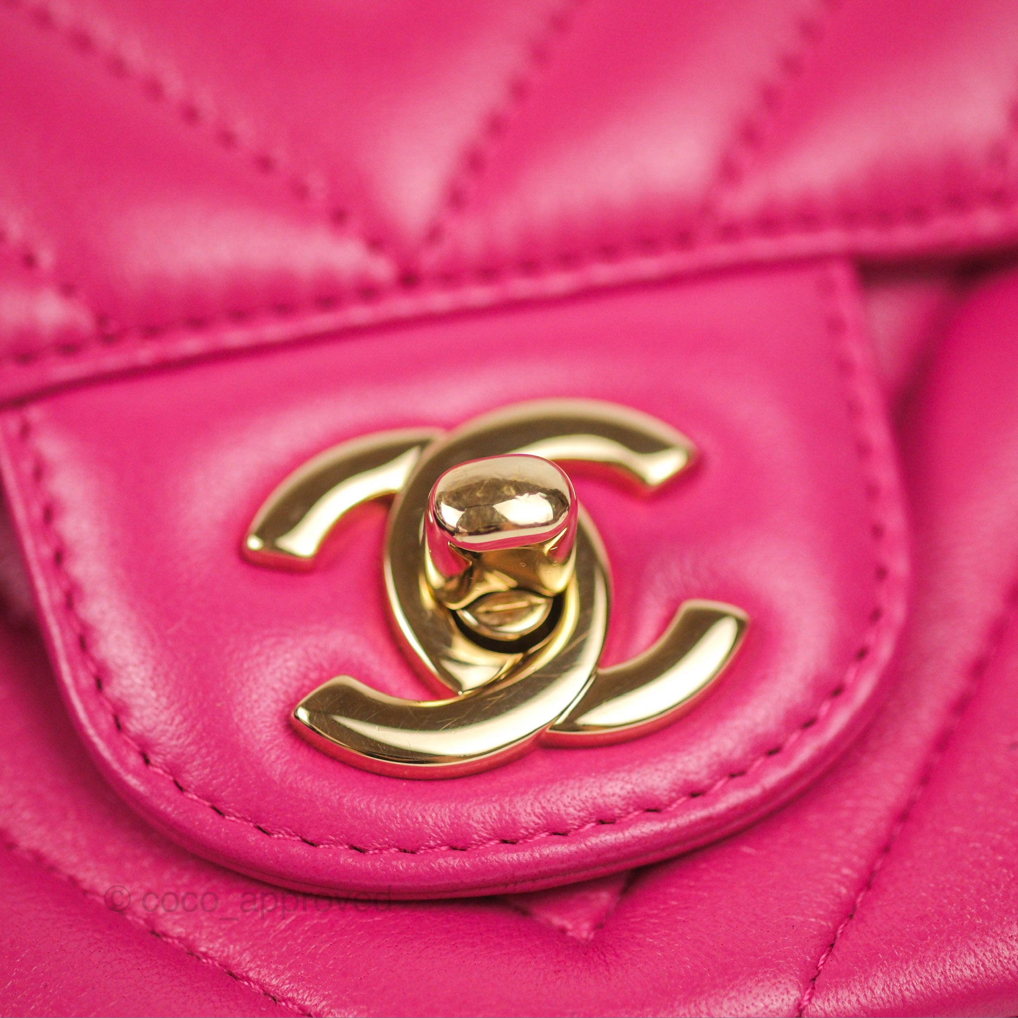 Chanel Chevron Mini Square Flap Bag in Pink Lambskin with Gold Hardware - Perfect for Evening Parties & Luxury Fashion Accessories