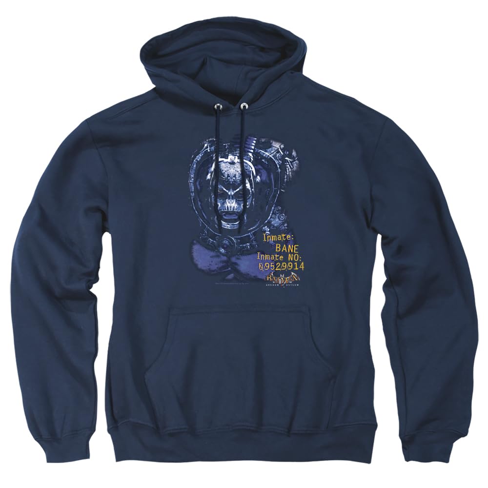 Trevco Batman Arkham Bane Unisex Adult Pullover Hoodie - Official DC Comics Merchandise for Cosplay & Casual Wear