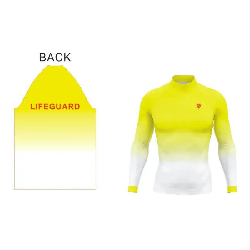 Lifeguard Rashguard Swim Shirt for Men & Women - UPF 50+ Sun Protection Quick Dry Swim Top - Perfect for Swimming, Surfing, Beach & Pool Activities