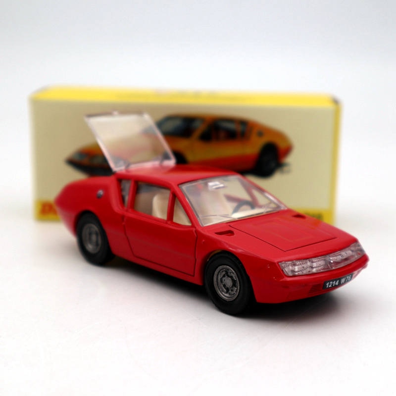 1/43 Scale Atlas Dinky Toys 1411 Alpine Renault A310 Red Diecast Model Car - Vintage Collectible Gift for Car Enthusiasts | Perfect for Display, Racing Collections & Birthday Presents