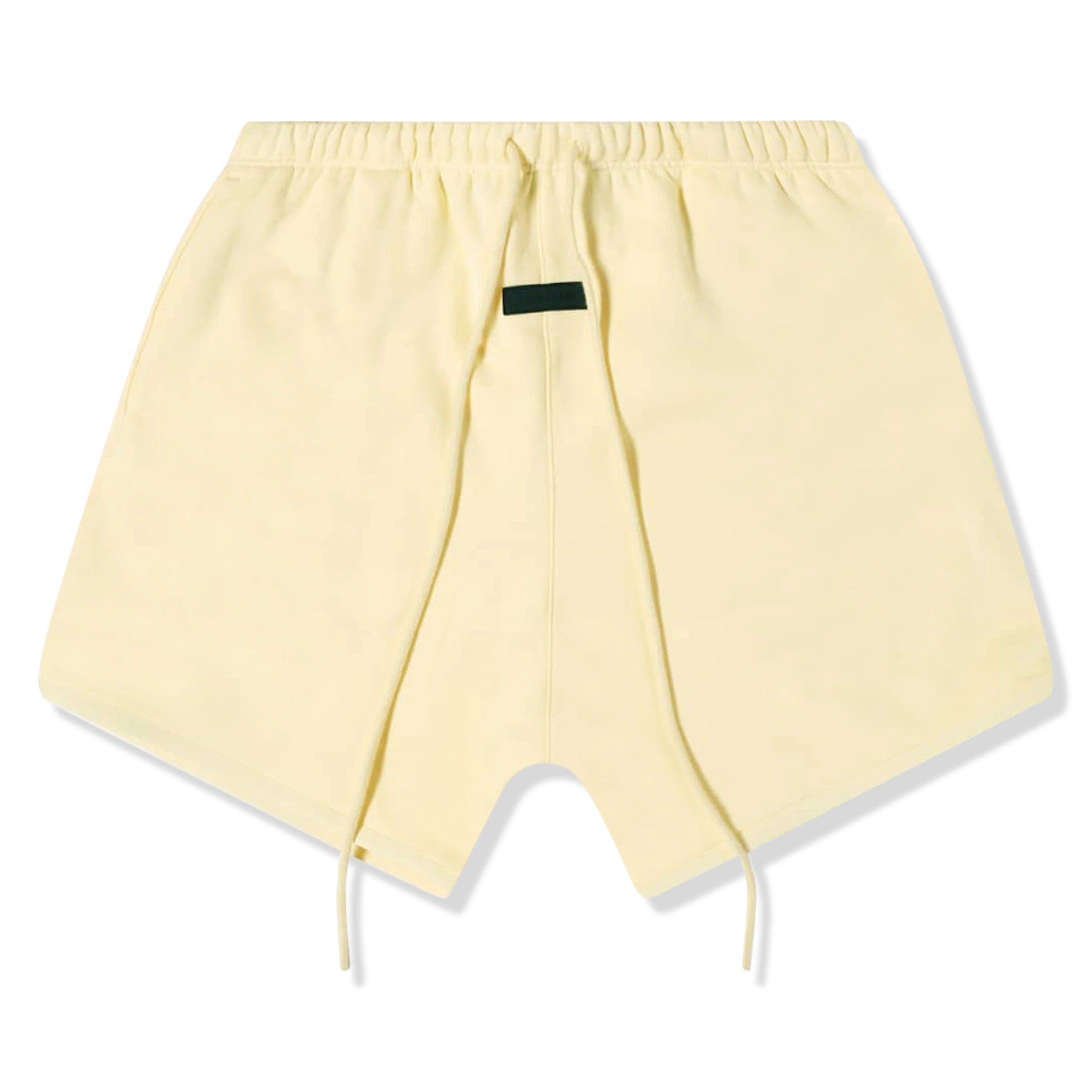 Fear of God Essentials FW23 Garden Yellow Shorts - Men's Casual Loungewear for Summer & Streetwear Outfits
