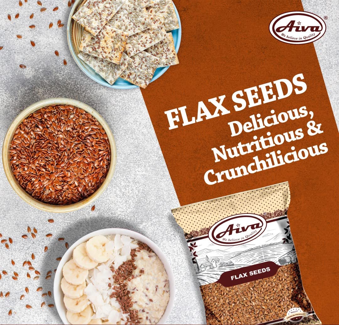 Organic Whole Raw Flax Seeds 10 lb Bulk - Premium Quality Flaxseed for Baking, Smoothies, Yogurt Toppings & Healthy Snacks | Great for Keto, Vegan & Gluten-Free Diets | Perfect for Bread, Oatmeal & Salad Recipes