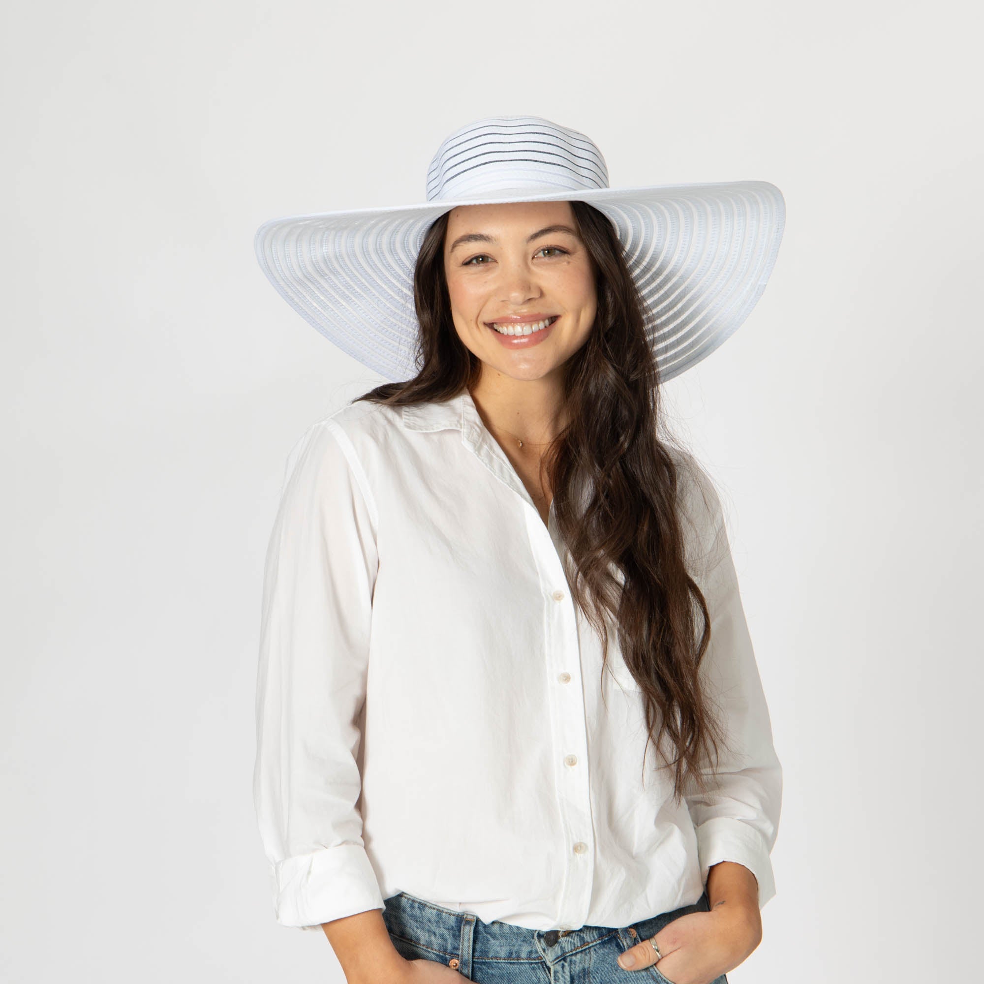 Bella Wide Brim Floppy Sun Hat for Women - UPF 50+ UV Protection Summer Beach Hat - Fashionable Sun Hat for Outdoor, Travel, and Vacation