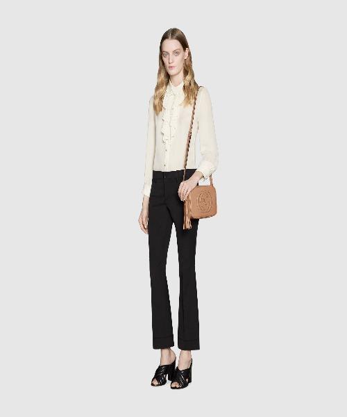 Gucci Soho Small Leather Disco Bag in Rose Beige | Crossbody Purse for Women | Perfect for Date Night, Parties & Everyday Use