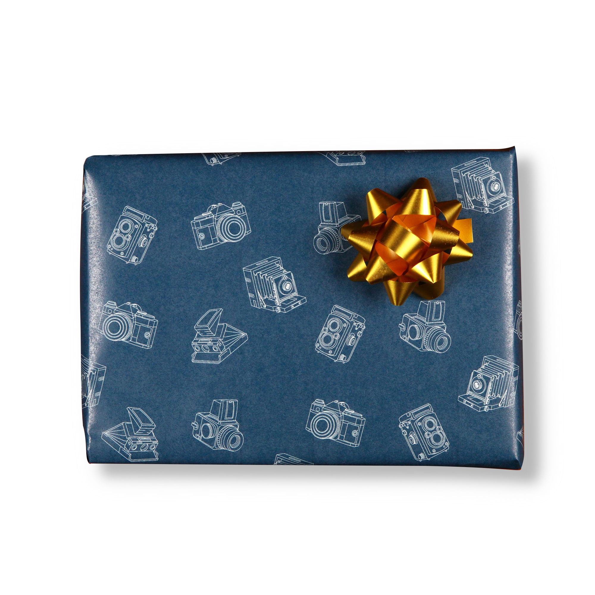 10ft Roll Night Sky Cameras Gift Wrap - Perfect for Birthday, Wedding & Holiday Presents