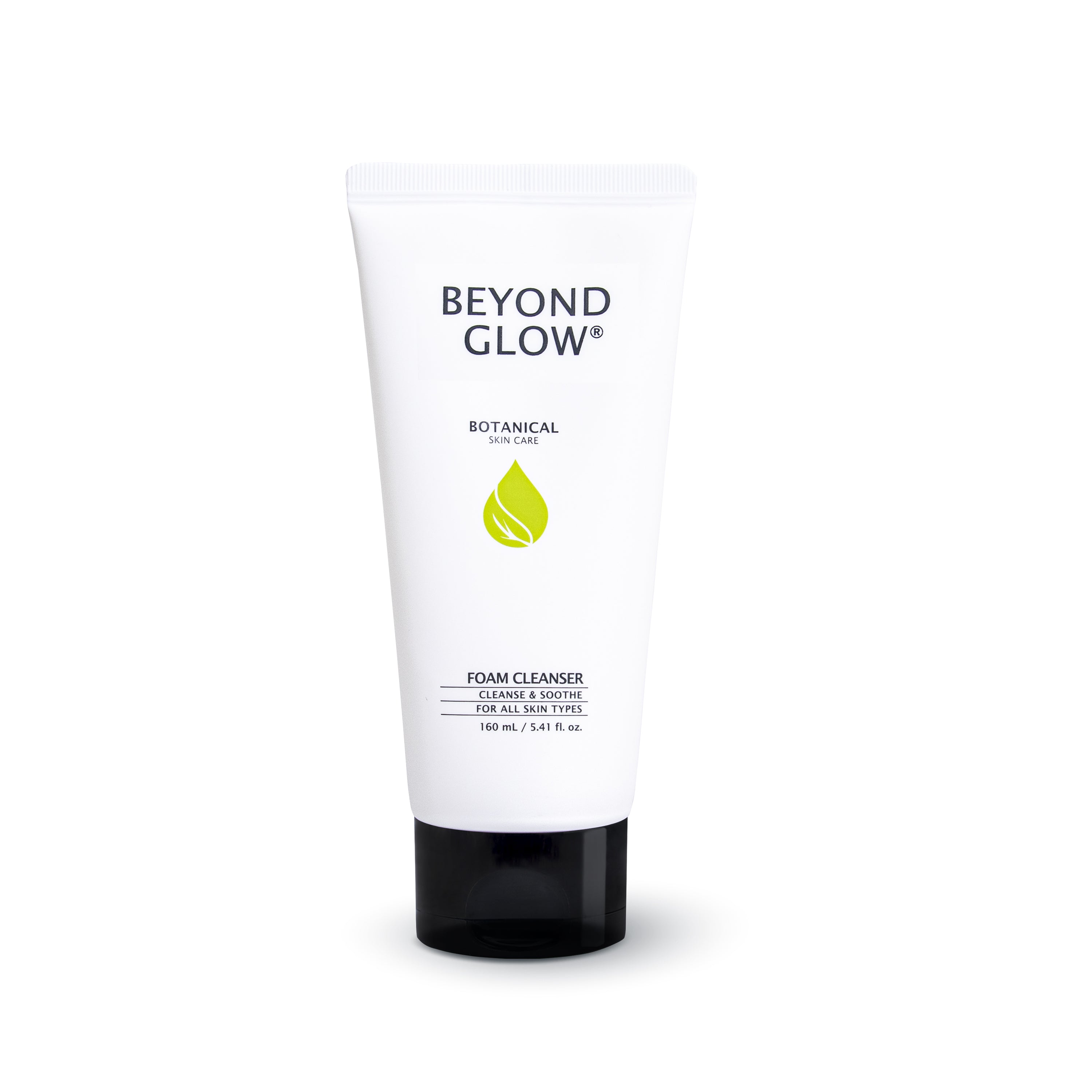 Beyond Glow Foam Cleanser 160ml - Gentle Facial Cleanser for All Skin Types | Deep Cleansing & Brightening | Perfect for Daily Skincare Routine & Travel