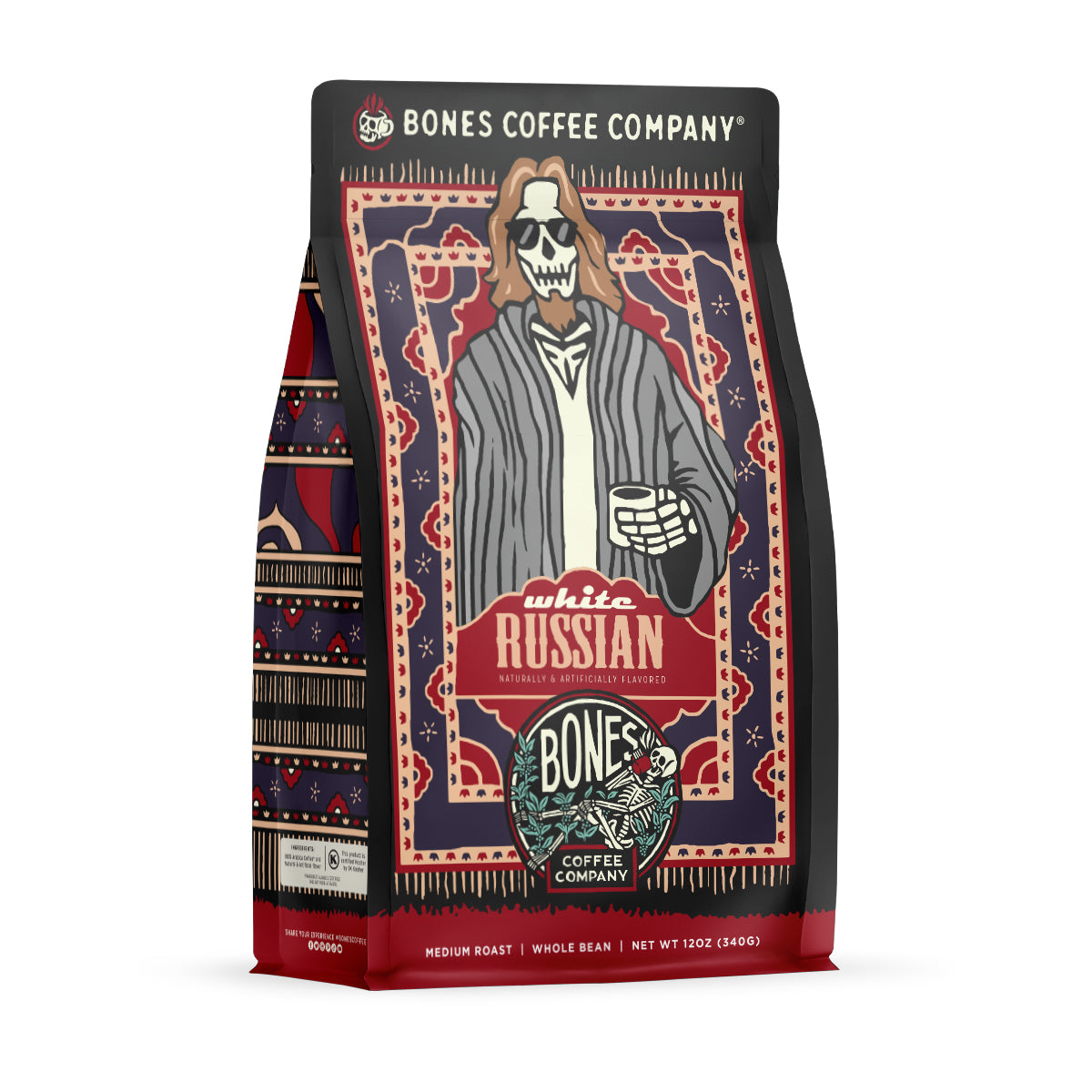 Premium White Russian Cocktail Mix - 12oz Bottle | Classic Vodka & Coffee Liqueur Drink | Perfect for Parties, Gifts & Home Bars