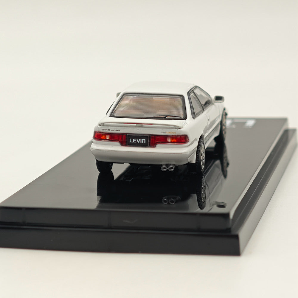 1/64 Toyota Corolla Levin GT Z AE92 Diecast Model Car - Super White II Limited Edition | Hobby Japan HJ643059ZW | Collectible Toy Car for Display & Racing Enthusiasts