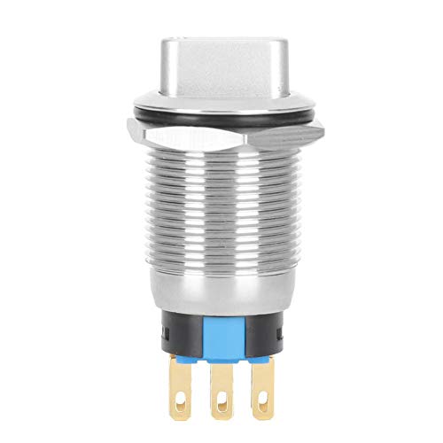 40Pcs BEM19-31 3-Position Waterproof Rotary Selector Switch with Self-Locking Metal Knob - Ideal for Marine, Industrial Equipment & Outdoor Electrical Applications