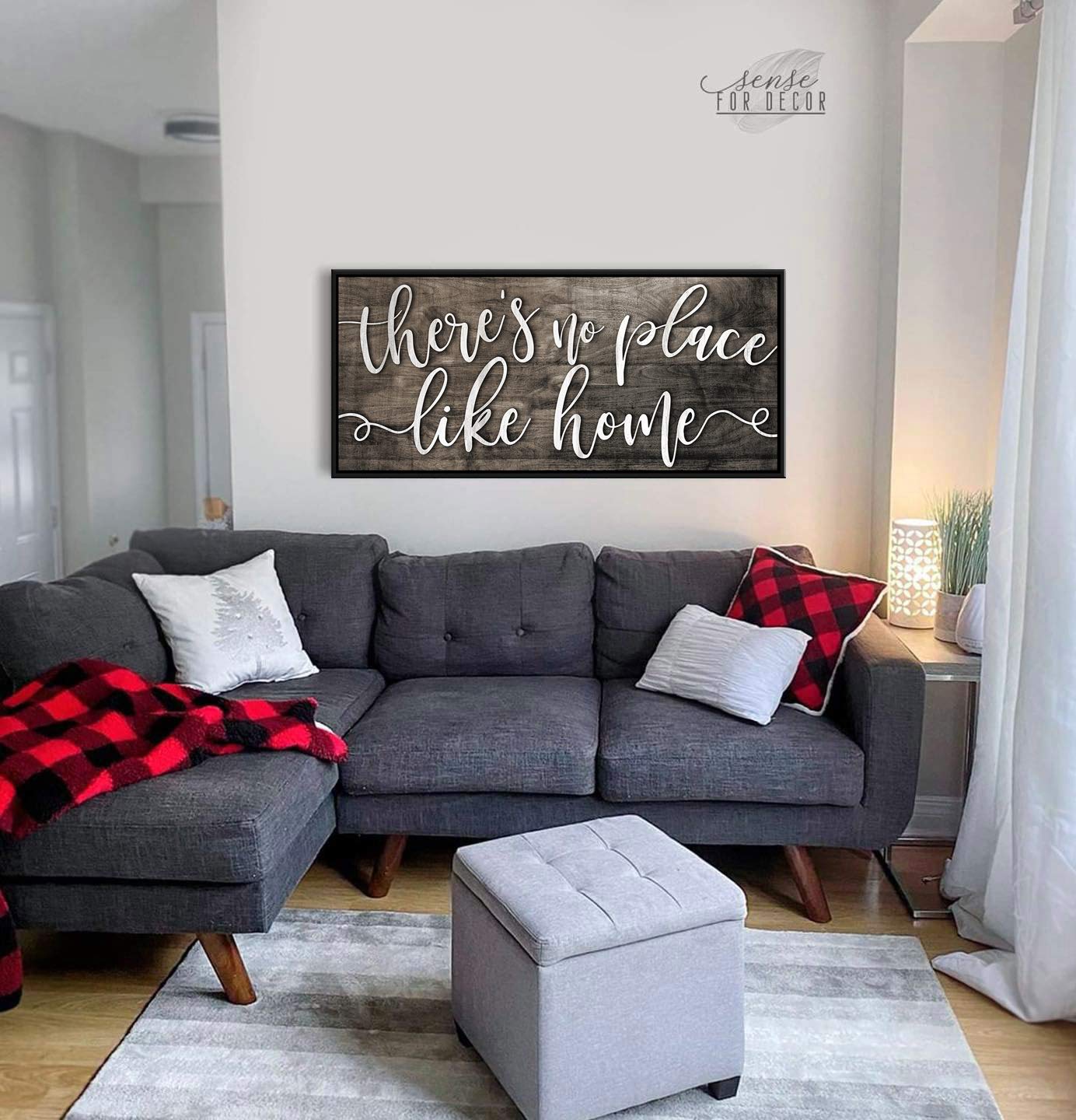 Rustic Home Decor - Floating Frame Wall Art for Living Room | Housewarming Gift
