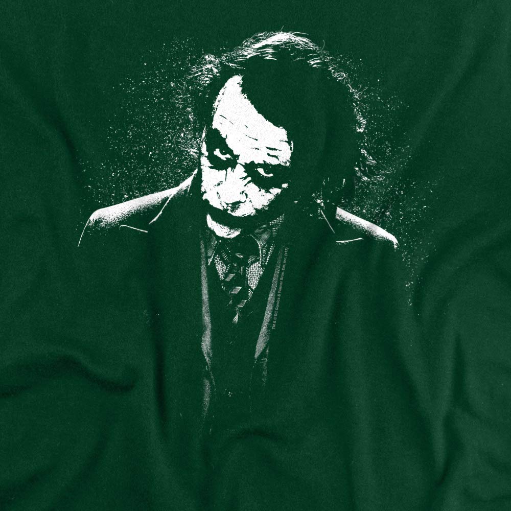 Popfunk Classic The Dark Knight Heath Ledger Joker T-Shirt | Batman Movie Merchandise | Superhero Fan Gift for Cosplay & Casual Wear