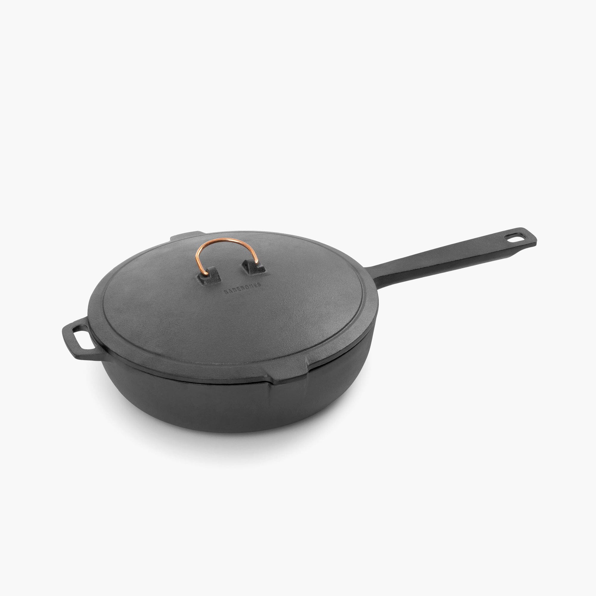 Premium Enamel Lined Cast Iron Skillet - 10.25 Inch Non-Stick Oven Safe Cookware for Stovetop, Grill & Camping - Perfect for Searing, Baking & Outdoor Cooking