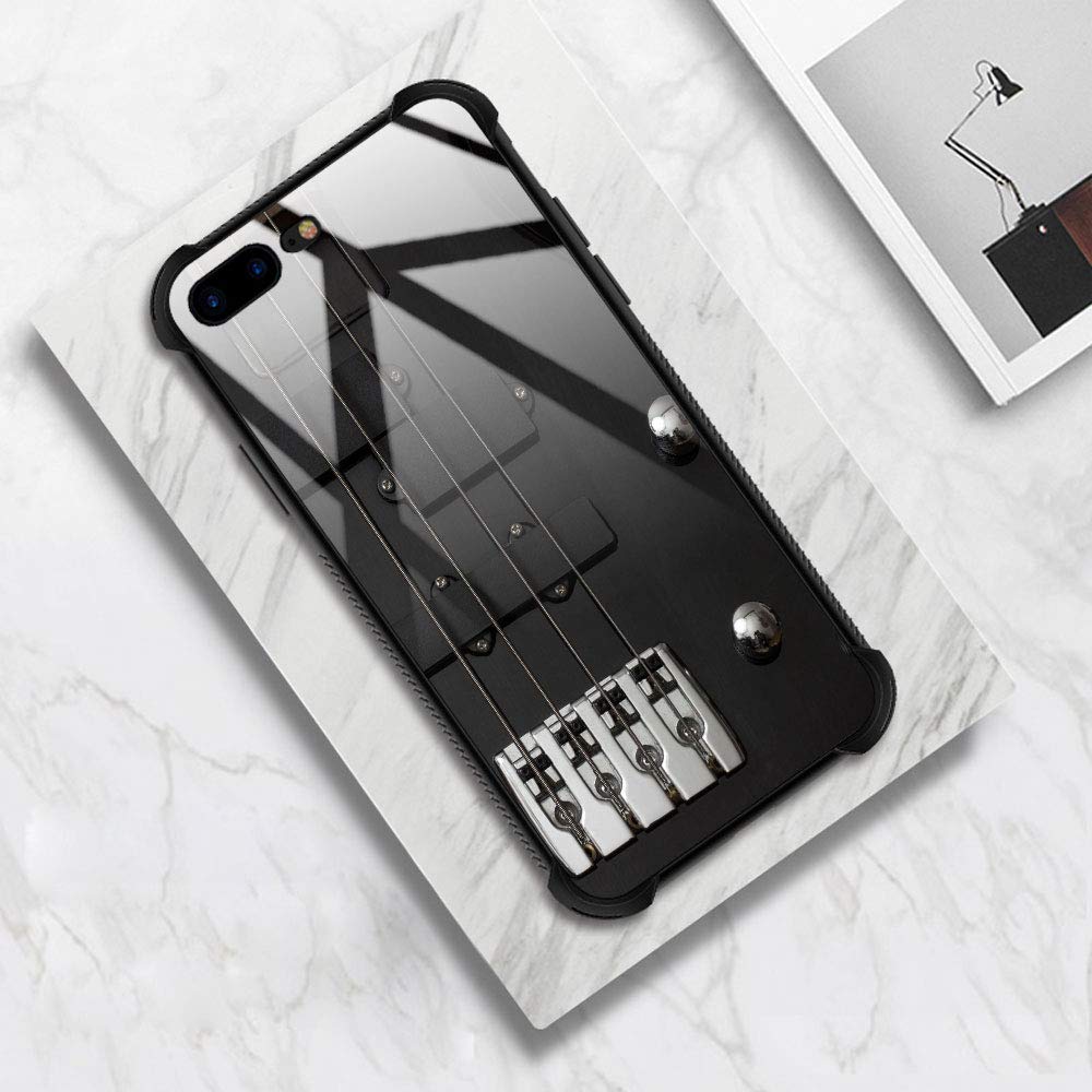 CARLOCA iPhone 8 Case Compatible with iPhone SE 2020 & iPhone 7 - Shockproof Anti-Scratch Hard Back Cover with Guitar Strings Design for Women & Girls | Perfect for Music Lovers & Daily Protection