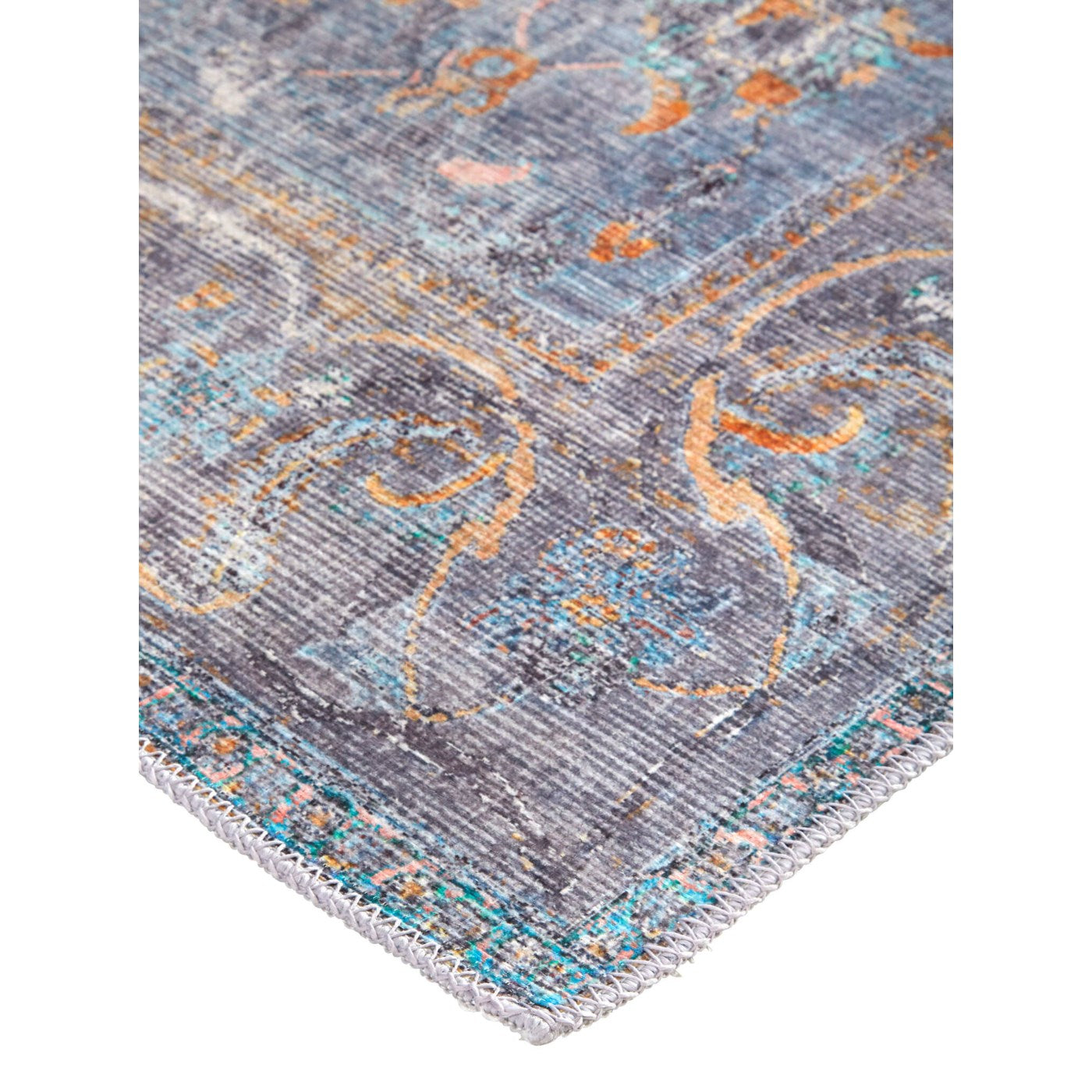 Percy Blue Multi Rug - Stylish and Durable Area Rug for Living Room, Bedroom, or Office - Perfect for Home Decor and Comfort