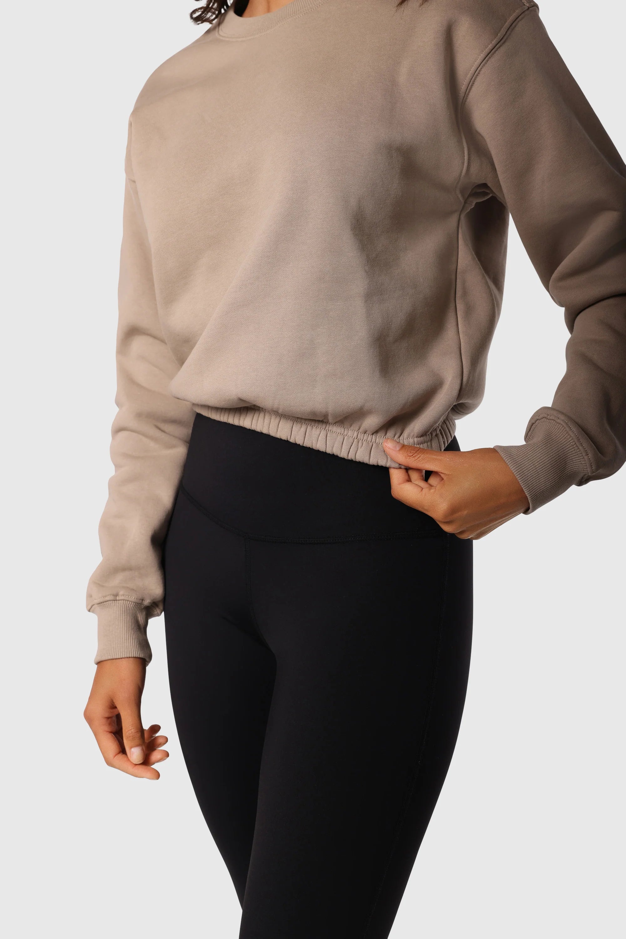 Cinch Waist Crewneck Sweater for Women - Slim Fit Turtleneck Pullover for Fall & Winter | Perfect for Office, Date Night & Casual Outfits