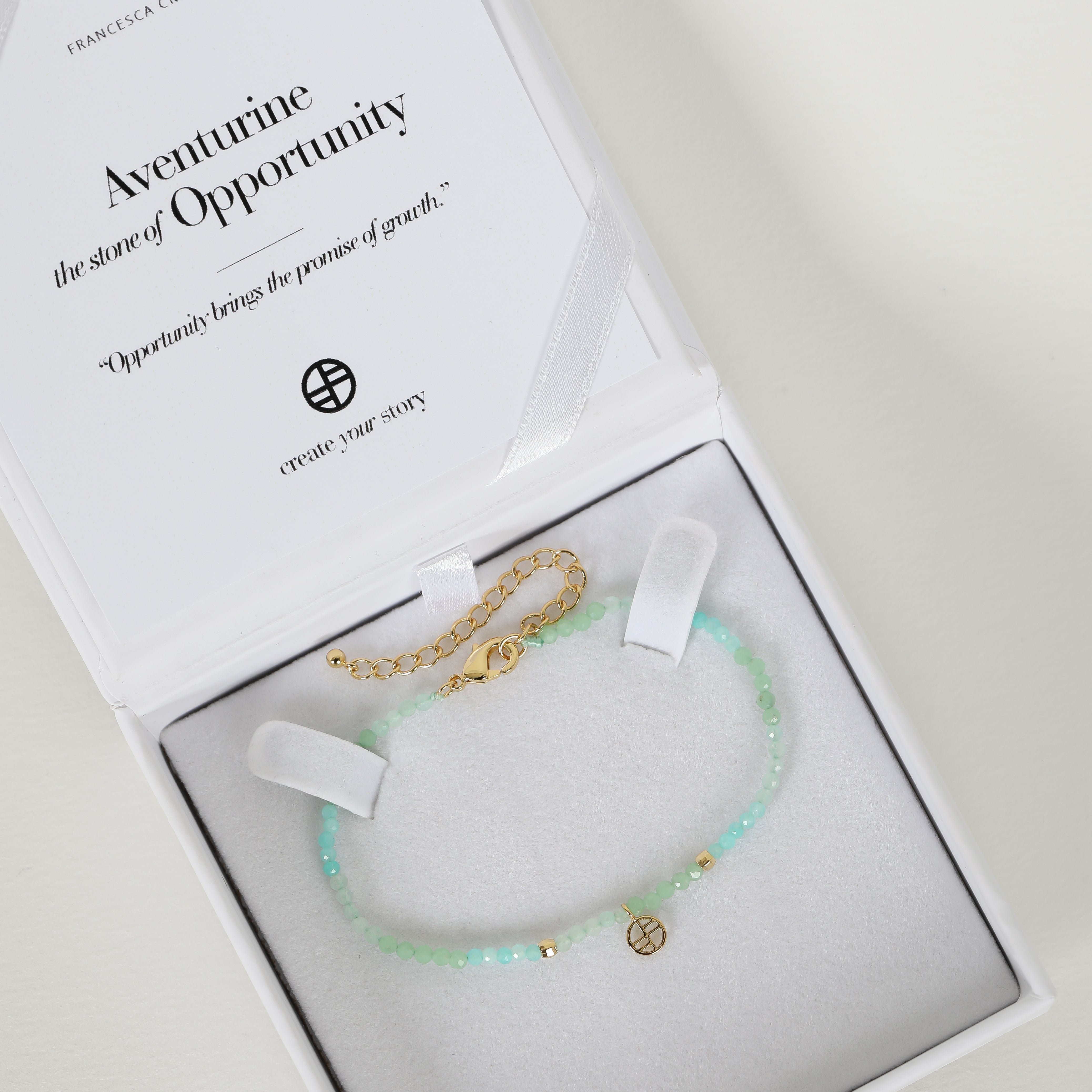 Aventurine Bracelet for Good Luck & Opportunity | Natural Stone Jewelry for Manifestation & Positive Energy | Perfect for Meditation, Gifting & Spiritual Healing