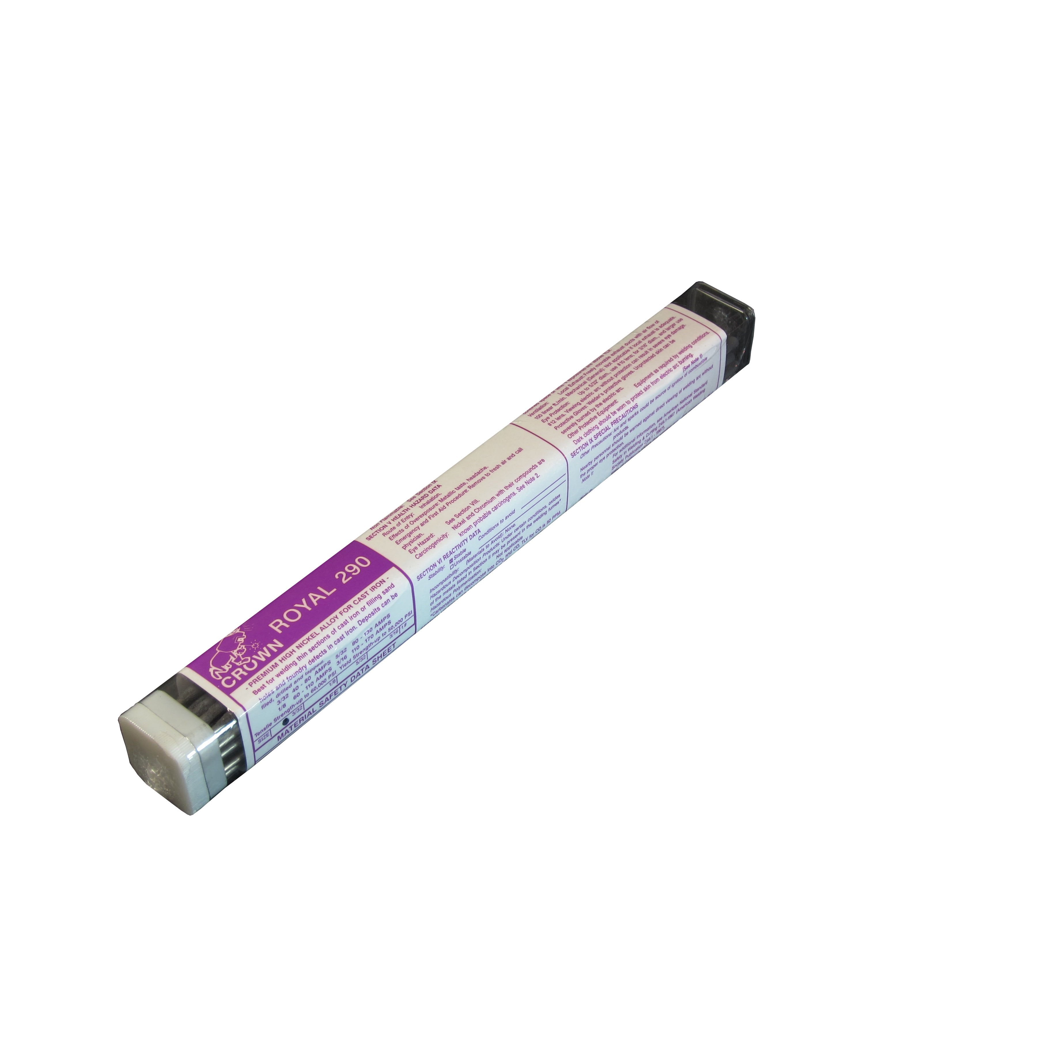 Crown Alloys ROYAL 290 3/32 Welding Electrode - 1 lb Tube (RE290/EN BP) for Stainless Steel & High-Temperature Applications