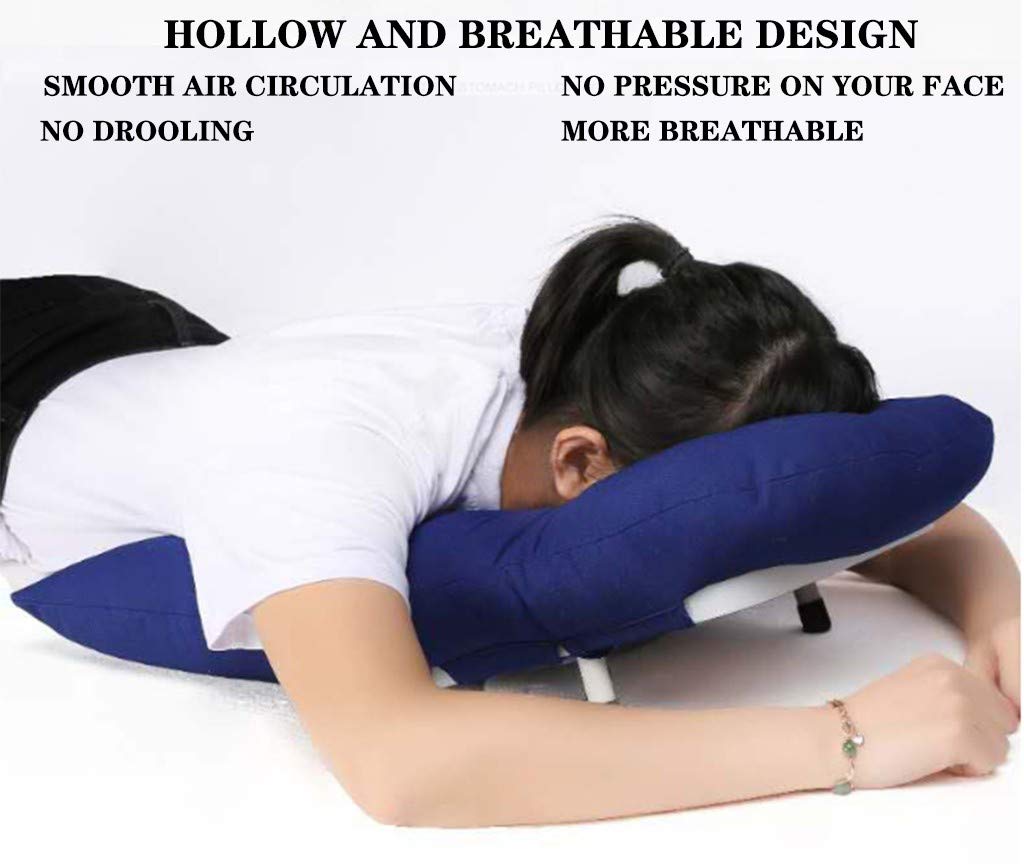 Post-Surgery Recovery Pillow for Retinal Detachment - Orthopedic Shoulder & Head Support Cushion - Face Down Positioning Pillow After Eye Surgery - Comfortable Medical Pillow for Sleeping & Resting (Ideal for Post-Op Care, Bed Rest & Recovery)