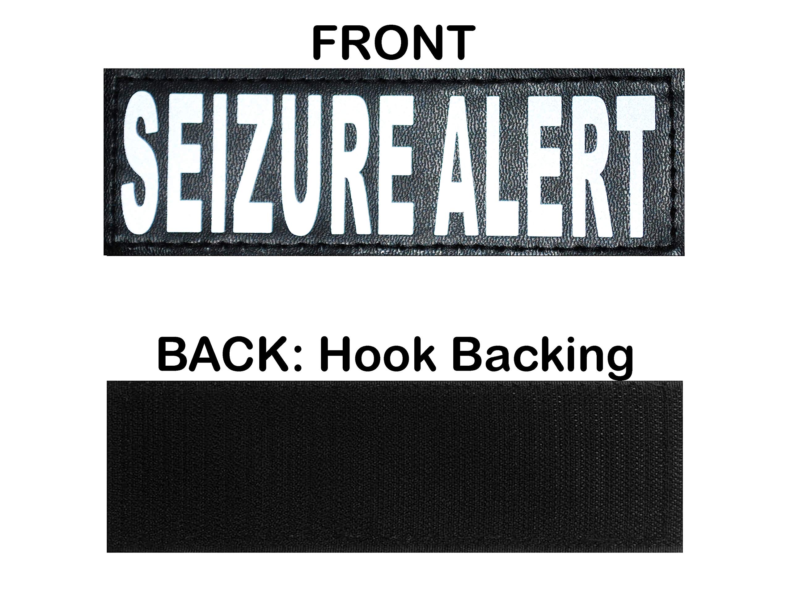 Seizure Alert Service Dog Vest - Breathable Mesh Harness for Small, Medium & Large Dogs | Includes 2 Reflective Removable Patches | Perfect for Epilepsy Assistance & Daily Walks