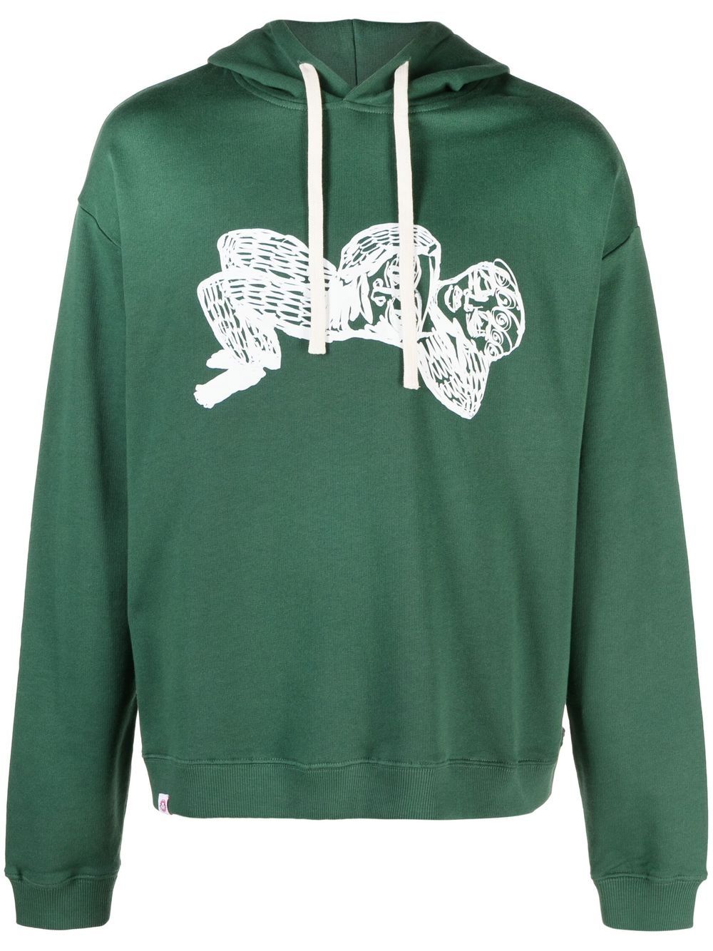 CHARLES JEFFREY LOVERBOY Green Knit Sweater for Men - Trendy Oversized Pullover for Casual Wear & Street Style Fashion