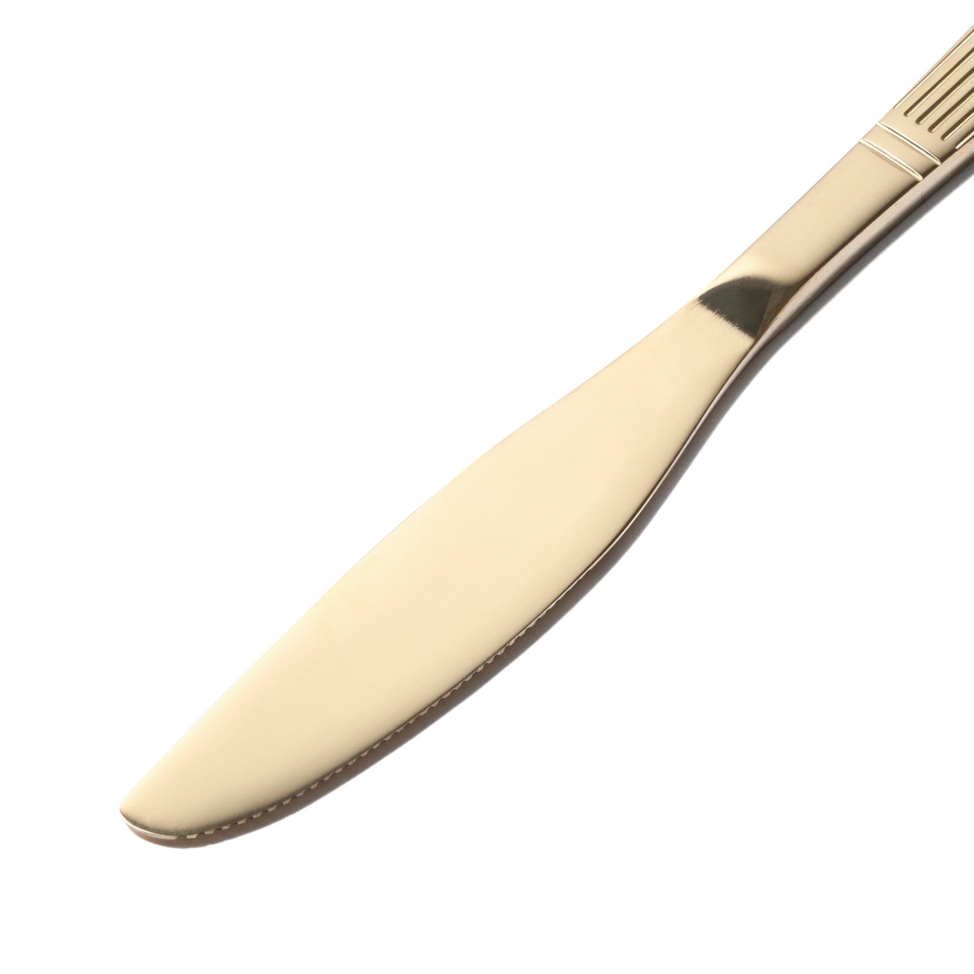 10-Piece Stainless Steel Gold Cutlery Set - Elegant Flatware for Dining, Parties, and Gifts