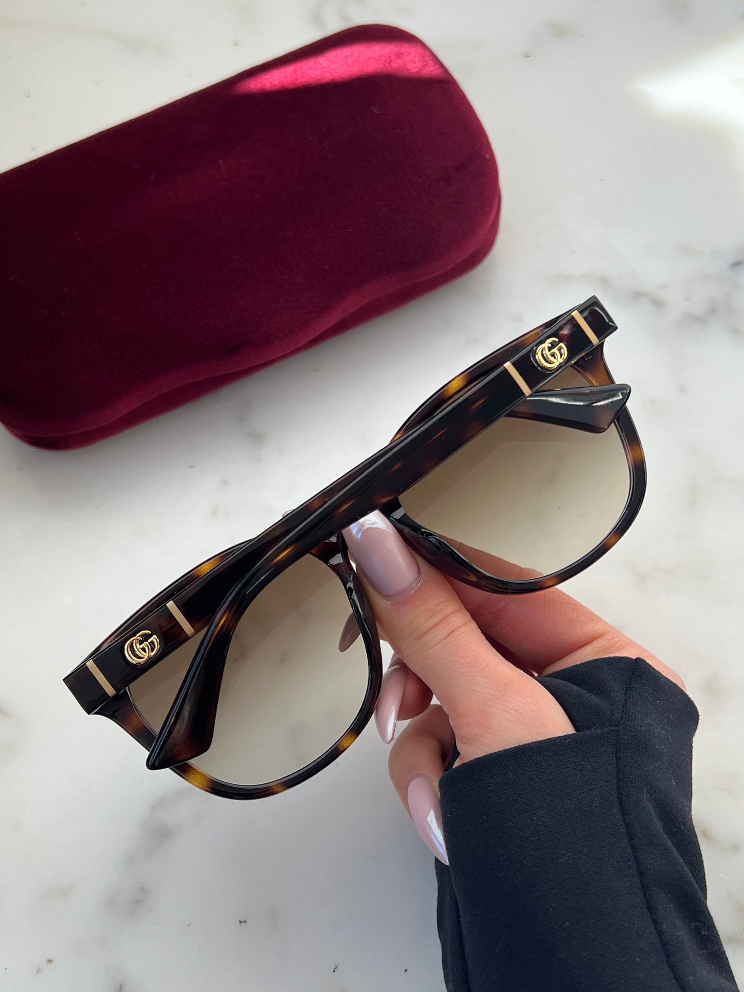 Gucci GG1122SA Classic Brown Sunglasses for Women & Men – Luxury UV Protection Shades for Outdoor, Travel & Fashion