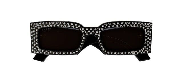 Gucci GG 1425S 005 Black/Grey Rectangular Women's Sunglasses