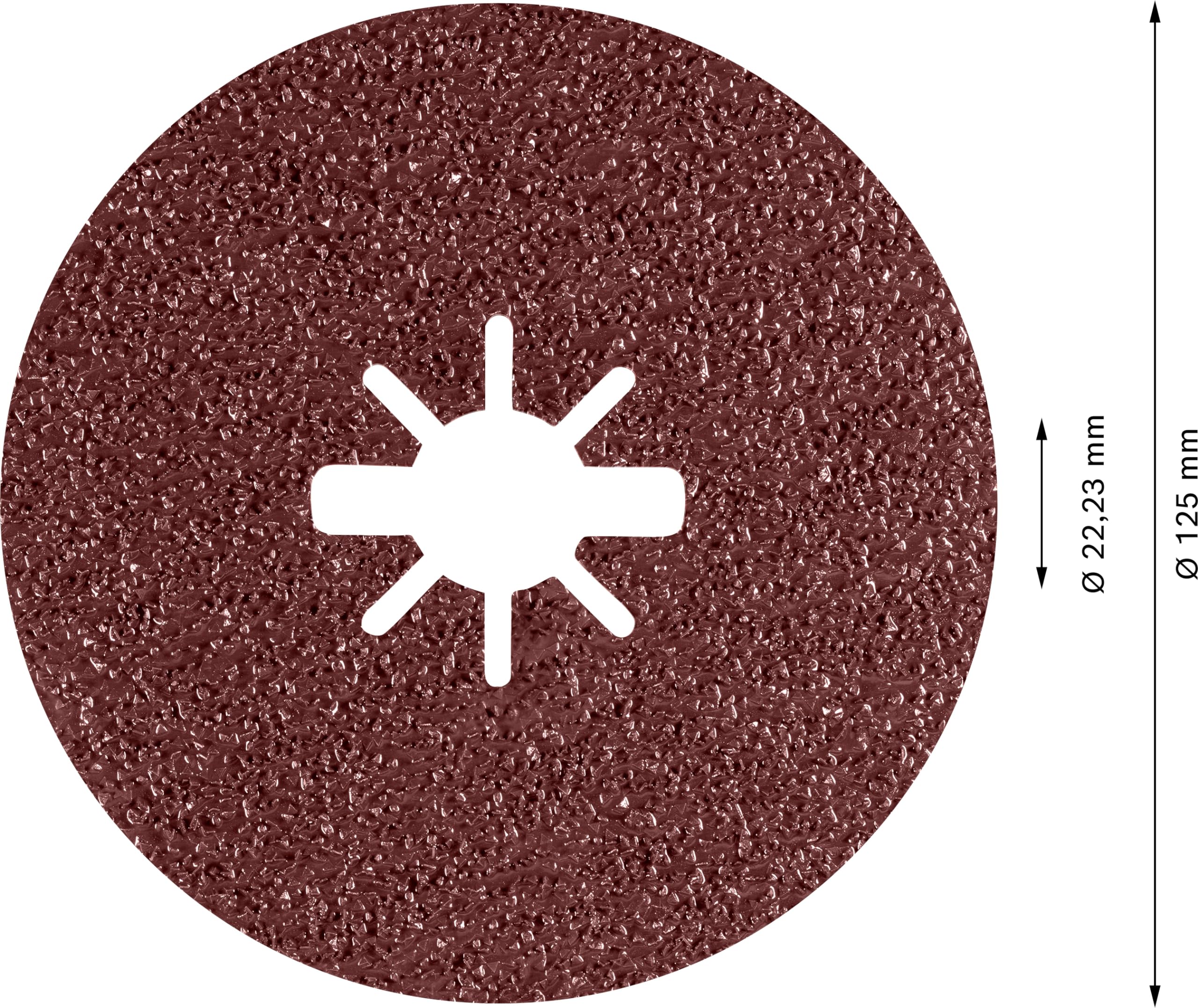 Bosch Professional 5-Pack Expert R781 Prisma Ceramic X-LOCK Fiber Discs - 125mm (5