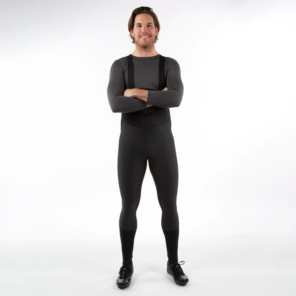 AmFIB Lite Bib Tight for Men - Insulated Winter Cycling Pants with Waterproof Fabric - Ideal for Cold Weather Biking, Skiing & Outdoor Sports
