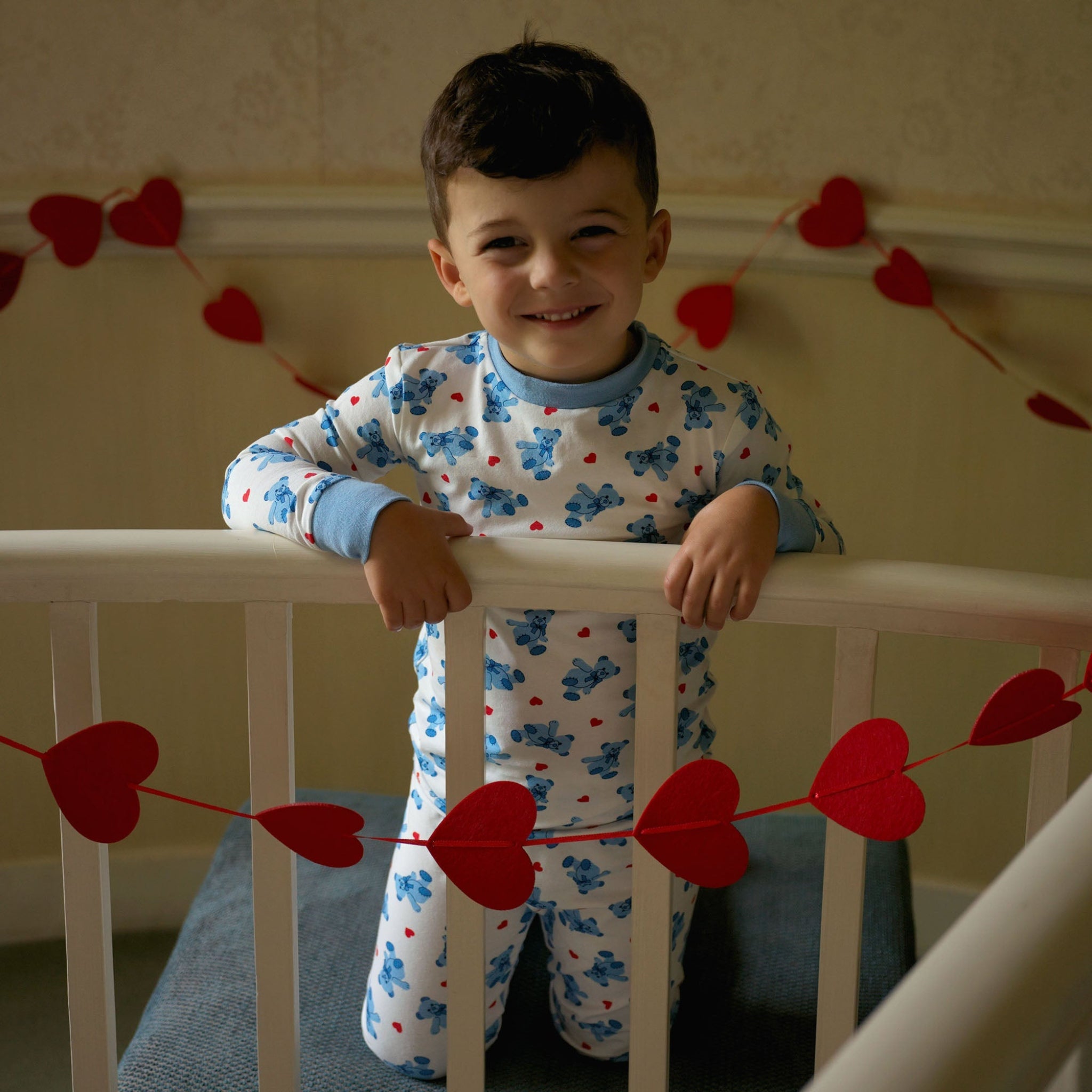 Bear Hearts Pajamas for Women - Soft & Cozy Sleepwear Set, Cute Animal Print Pajama with Shorts & Tank Top - Perfect for Lounging, Sleepovers & Relaxing at Home