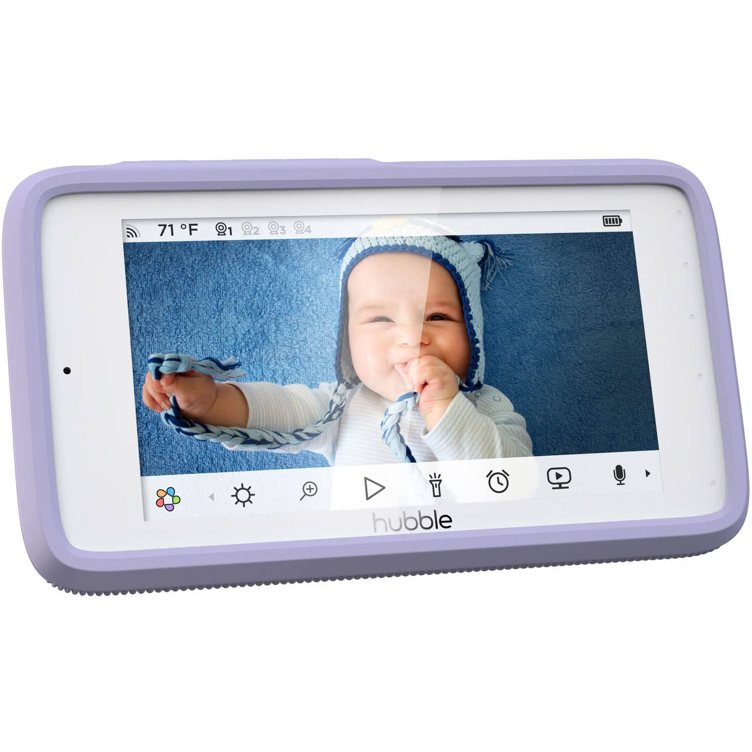 Hubble Connected Nursery Pal Deluxe Twin Smart Baby Monitor - Wireless Wi-Fi HD Camera with 5