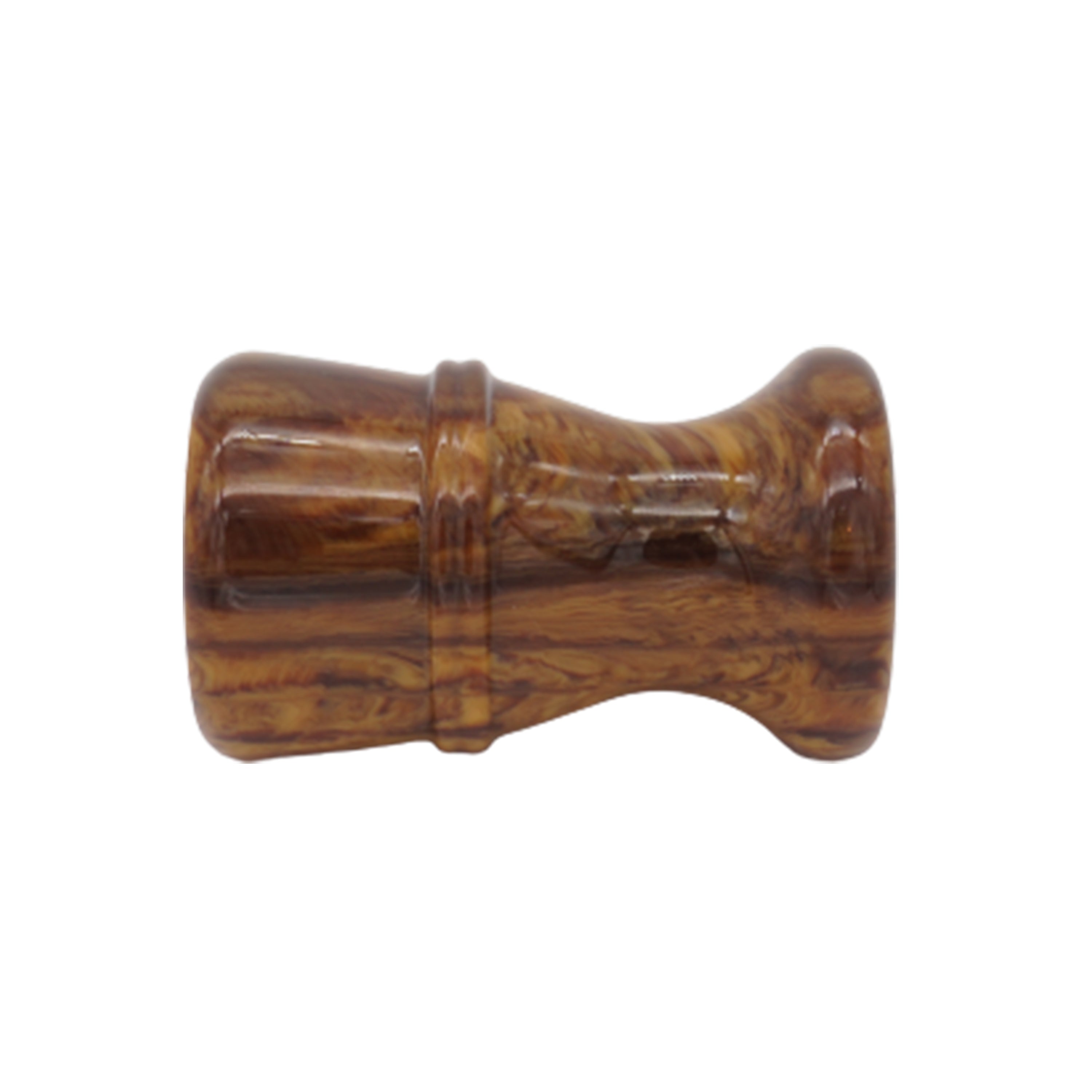 Premium Briar Wood Handcrafted Shaving Brush Handle for 28mm & 30mm Knots - Luxury Wet Shaving Accessory for Men's Grooming & Barber Shop Use