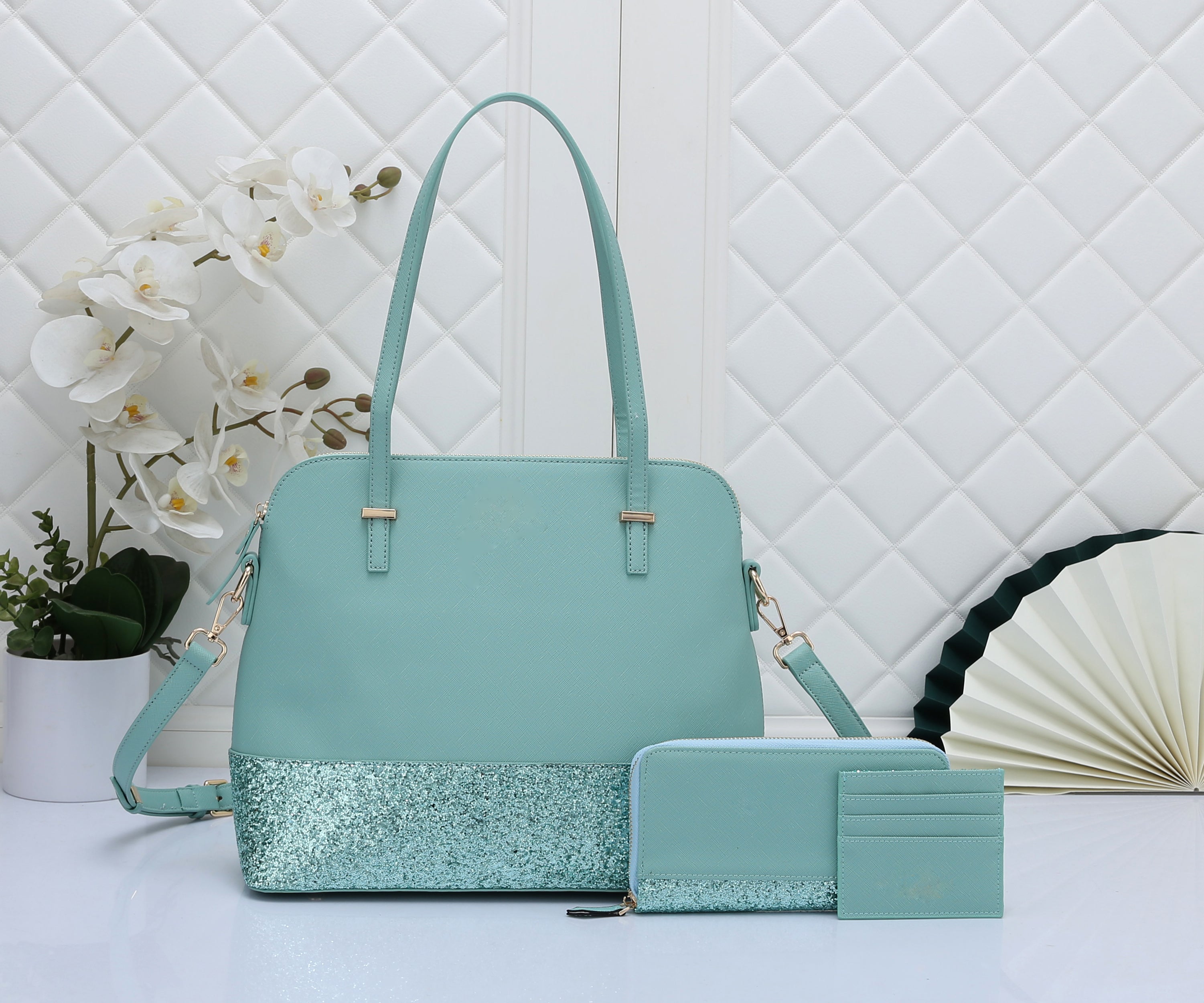 Stylish Shell Bag 3-Piece Set for Women - Trendy Beach Tote, Crossbody & Clutch - Perfect for Vacation, Travel & Summer Outfits
