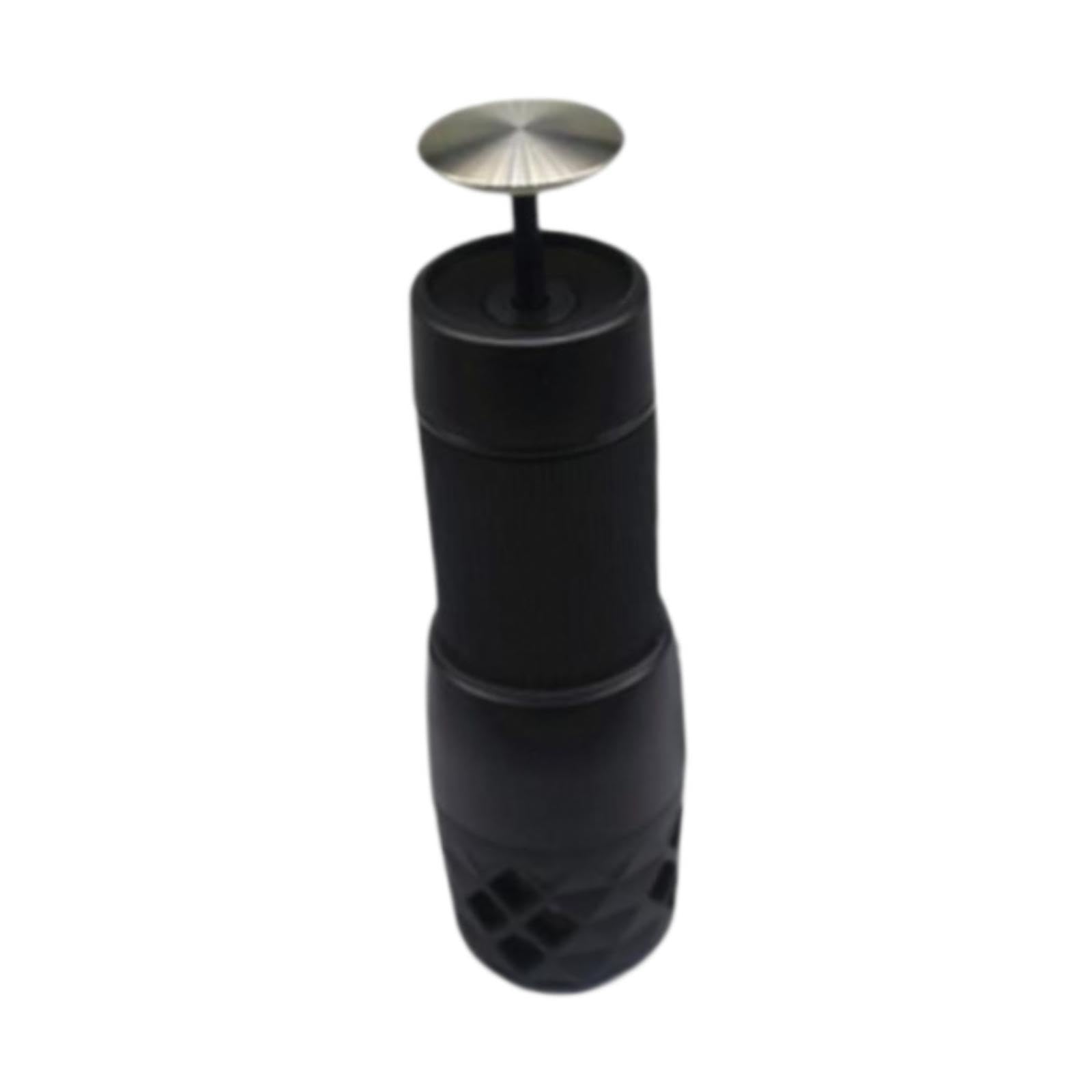 Premium Hand Press Coffee Maker - Portable French Press for Coffee & Tea - Ideal for Travel, Camping, Office & Home Use - Perfect Gift for Coffee Lovers - Black