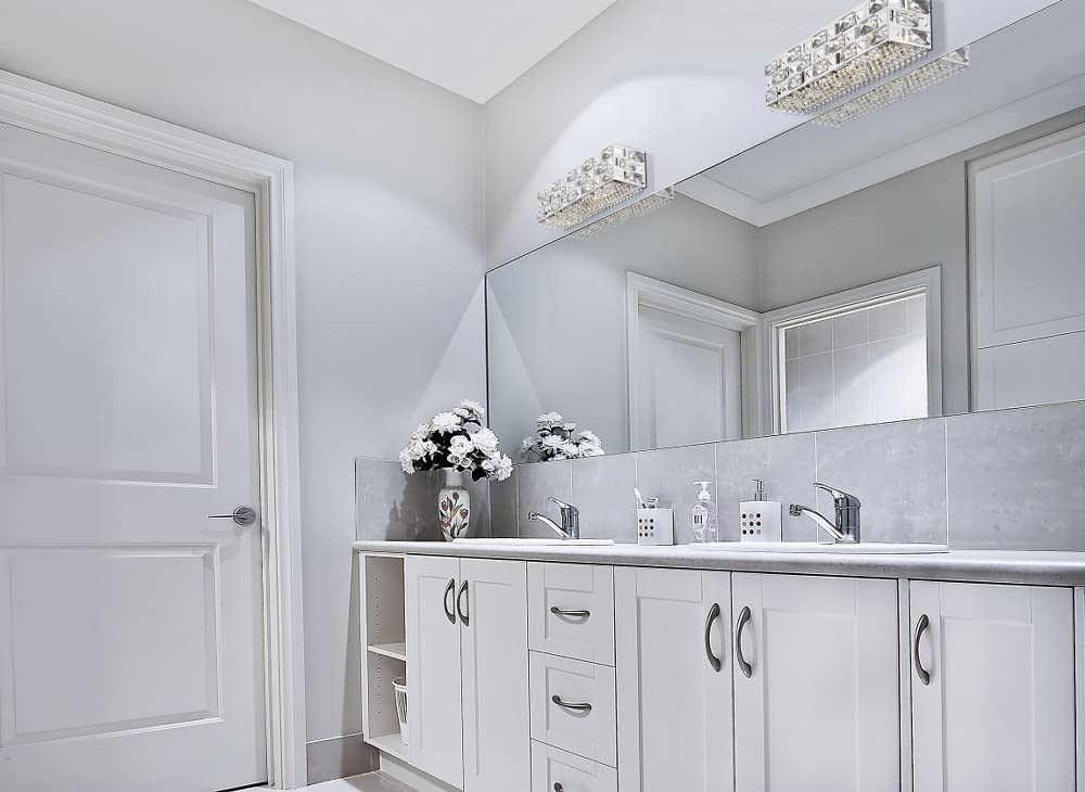 Z-Lite 912-3V-CH 3-Light Bathroom Vanity Light Fixture in Chrome Finish - Perfect for Modern Bathrooms, Powder Rooms & Dressing Areas